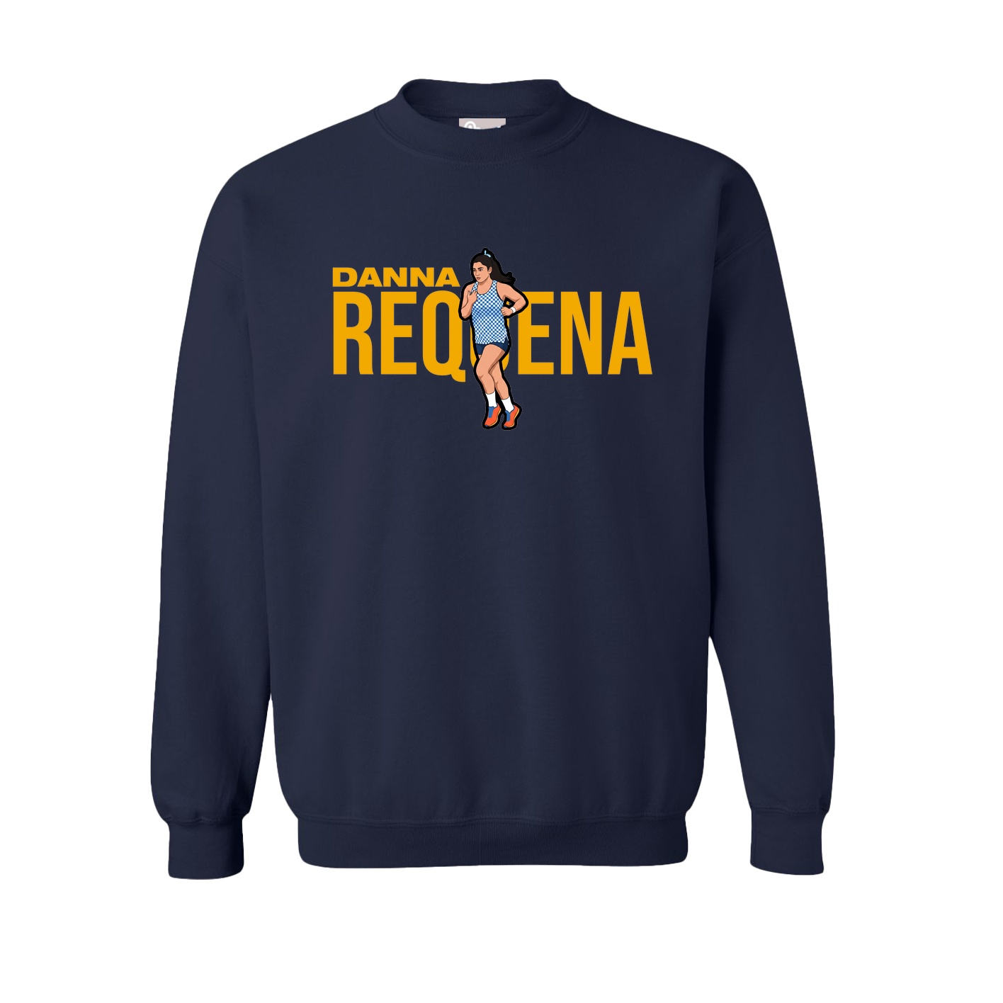 Fleece Crew — Player Name in Navy