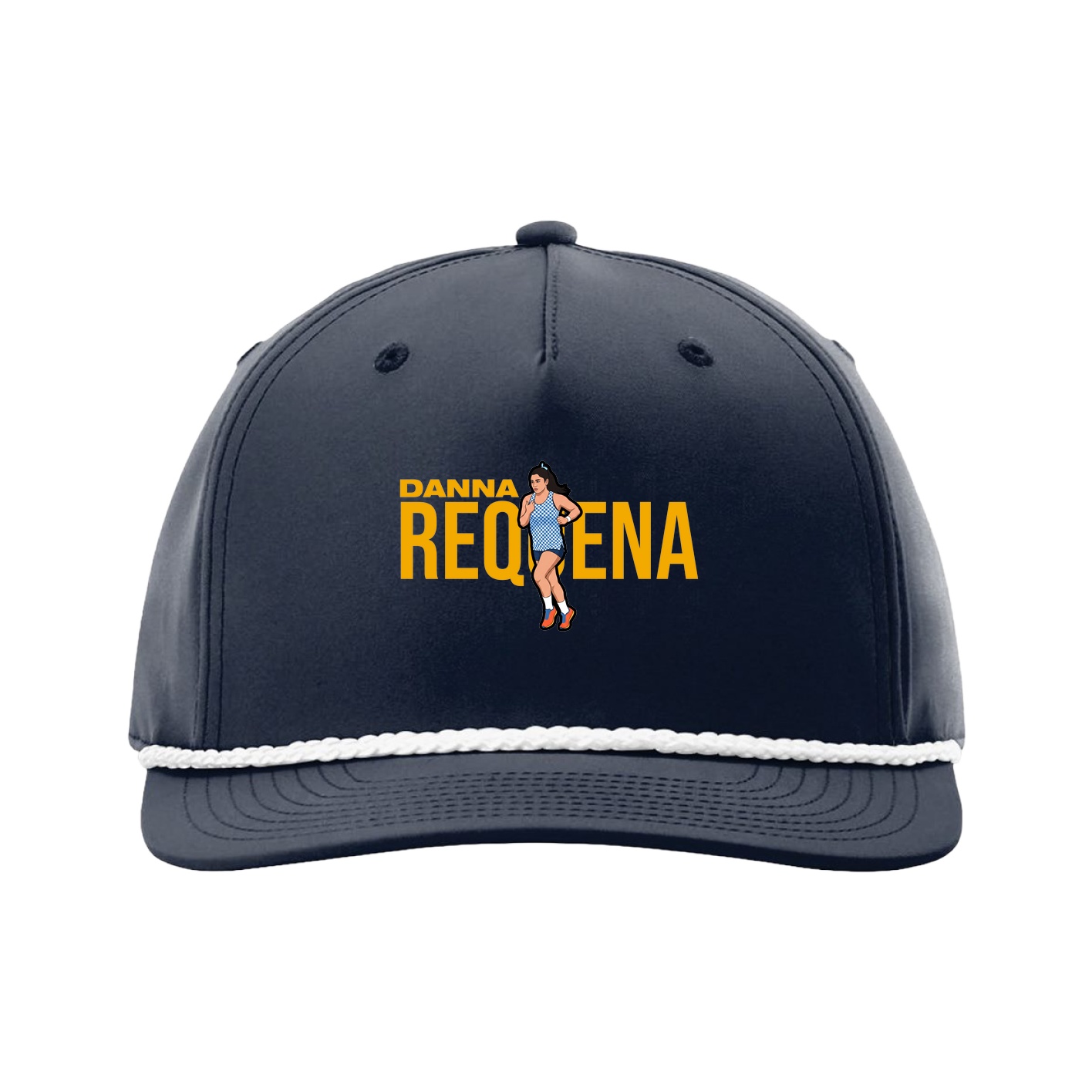 Five-Panel Classic Rope Cap — Player Name in Navy