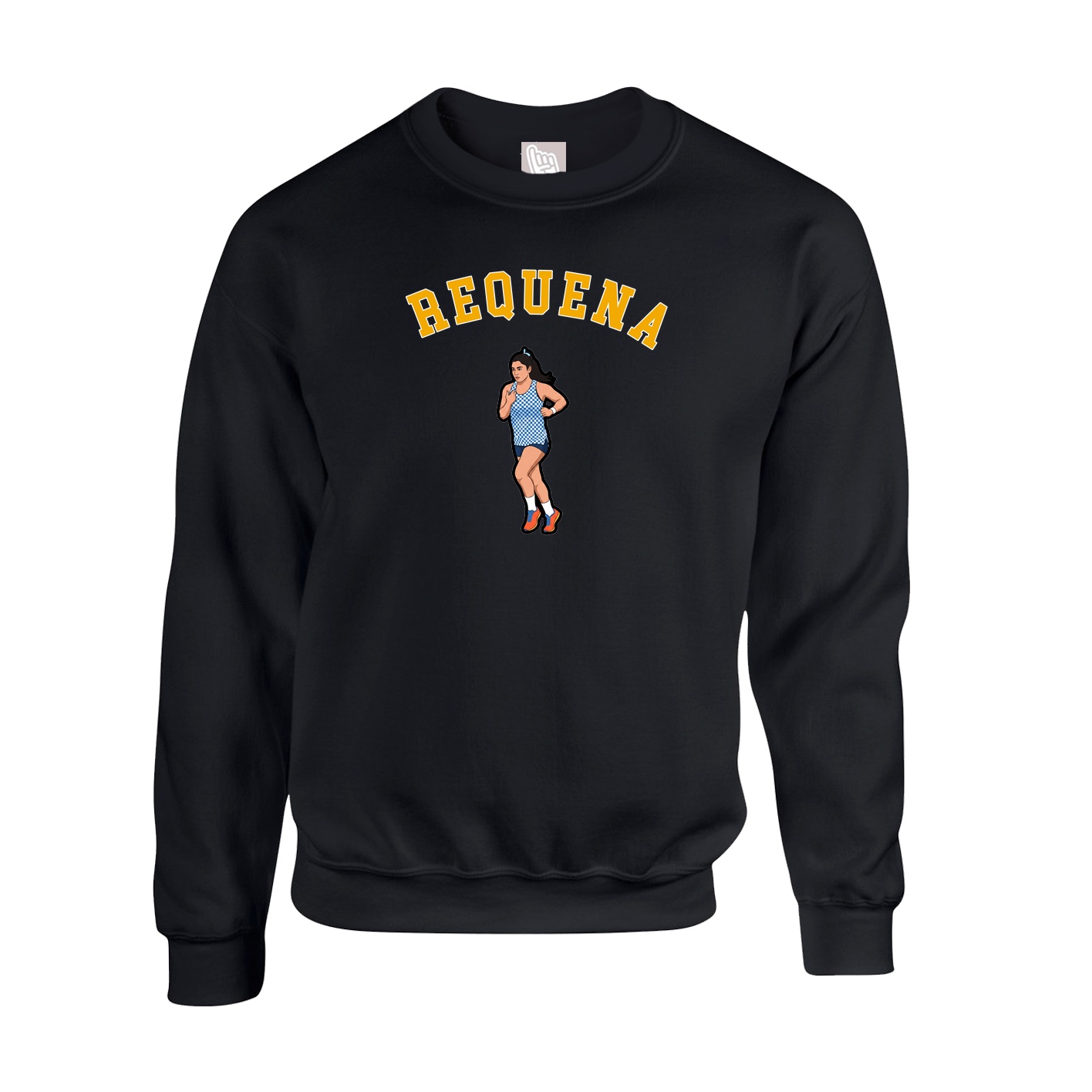 Fleece Crew — Shirsey Arch in Black