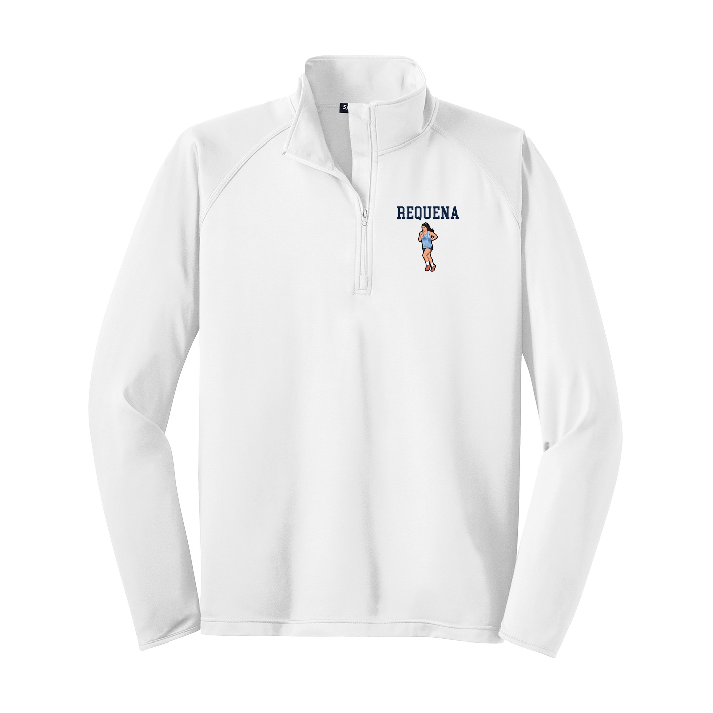 Q-Zip Pullover — Shirsey in White