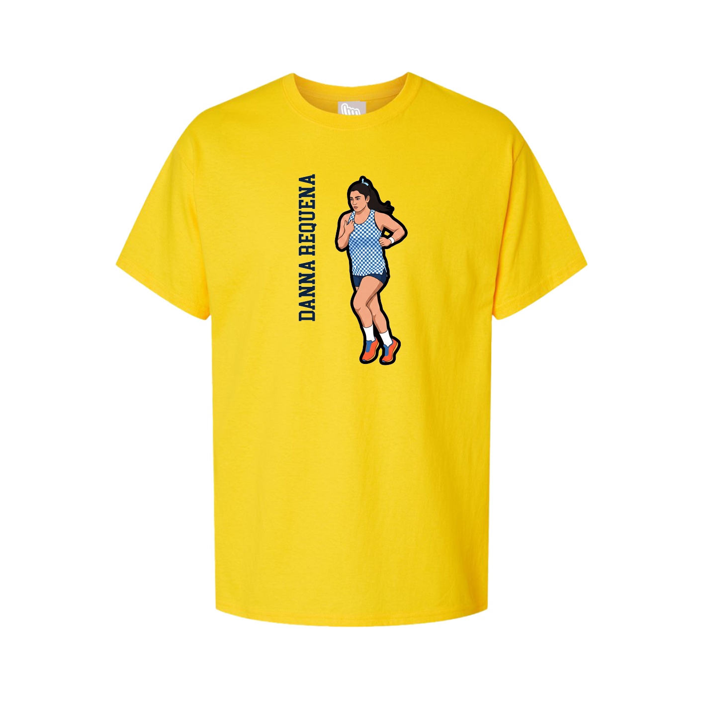 Youth Tee — Name Vertical in Gold