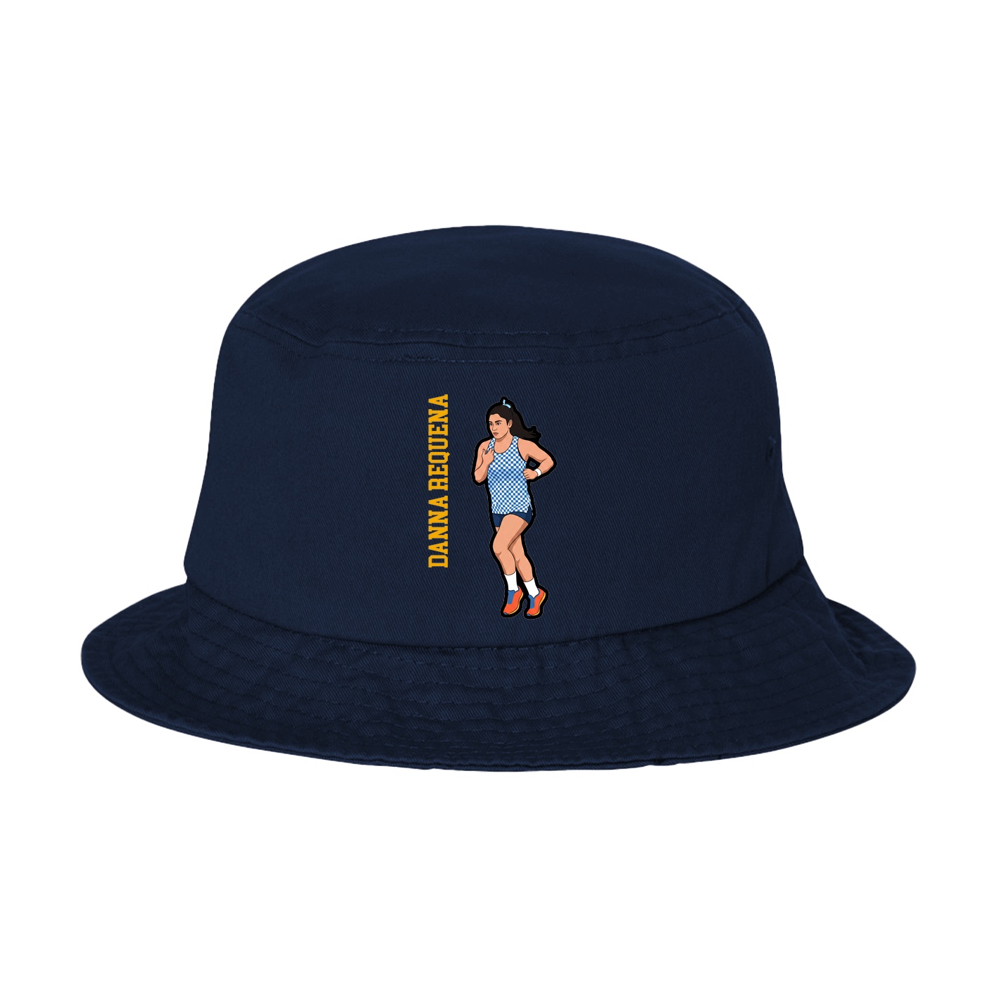 Bucket Cap — Name Vertical in Navy