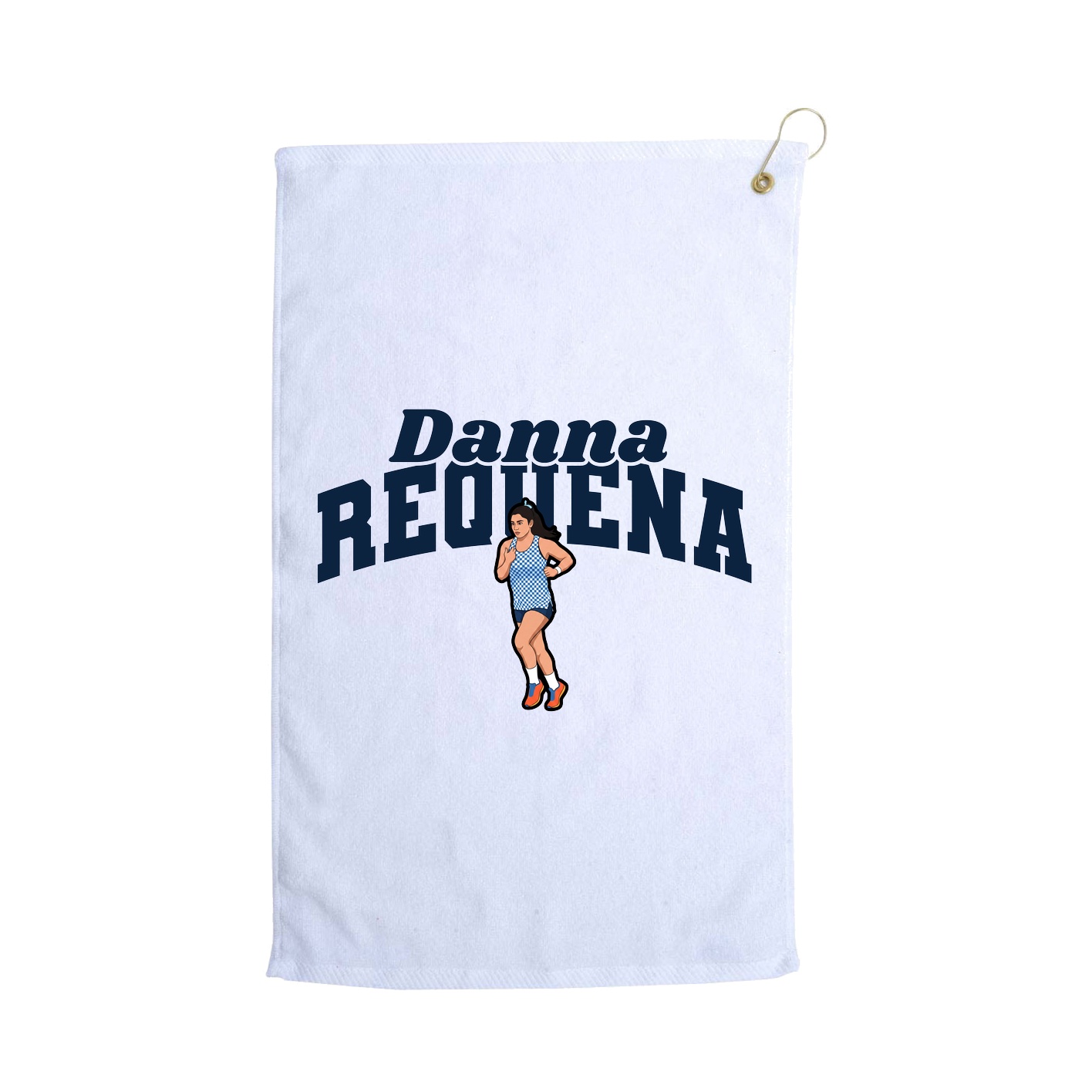 Golf Towel — Signature Arch in White