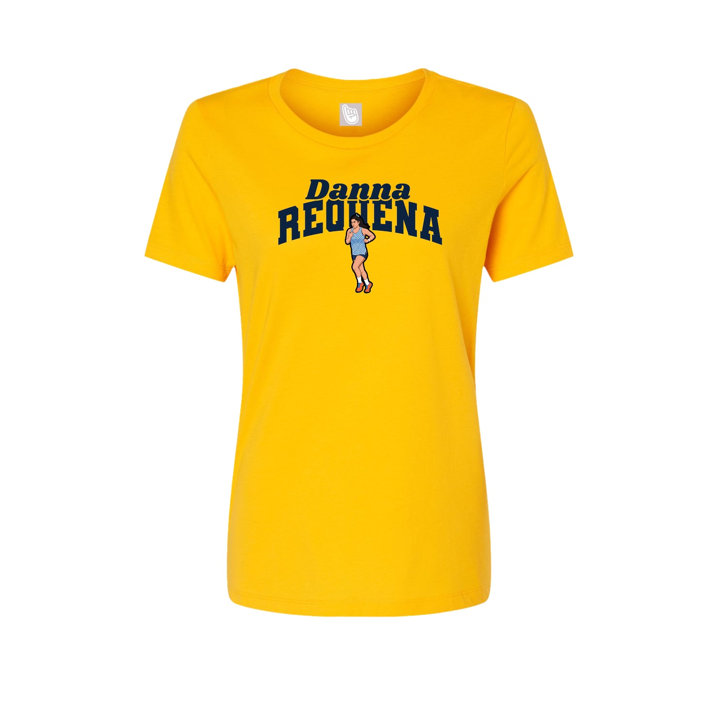 Womens Tee — Signature Arch in Gold