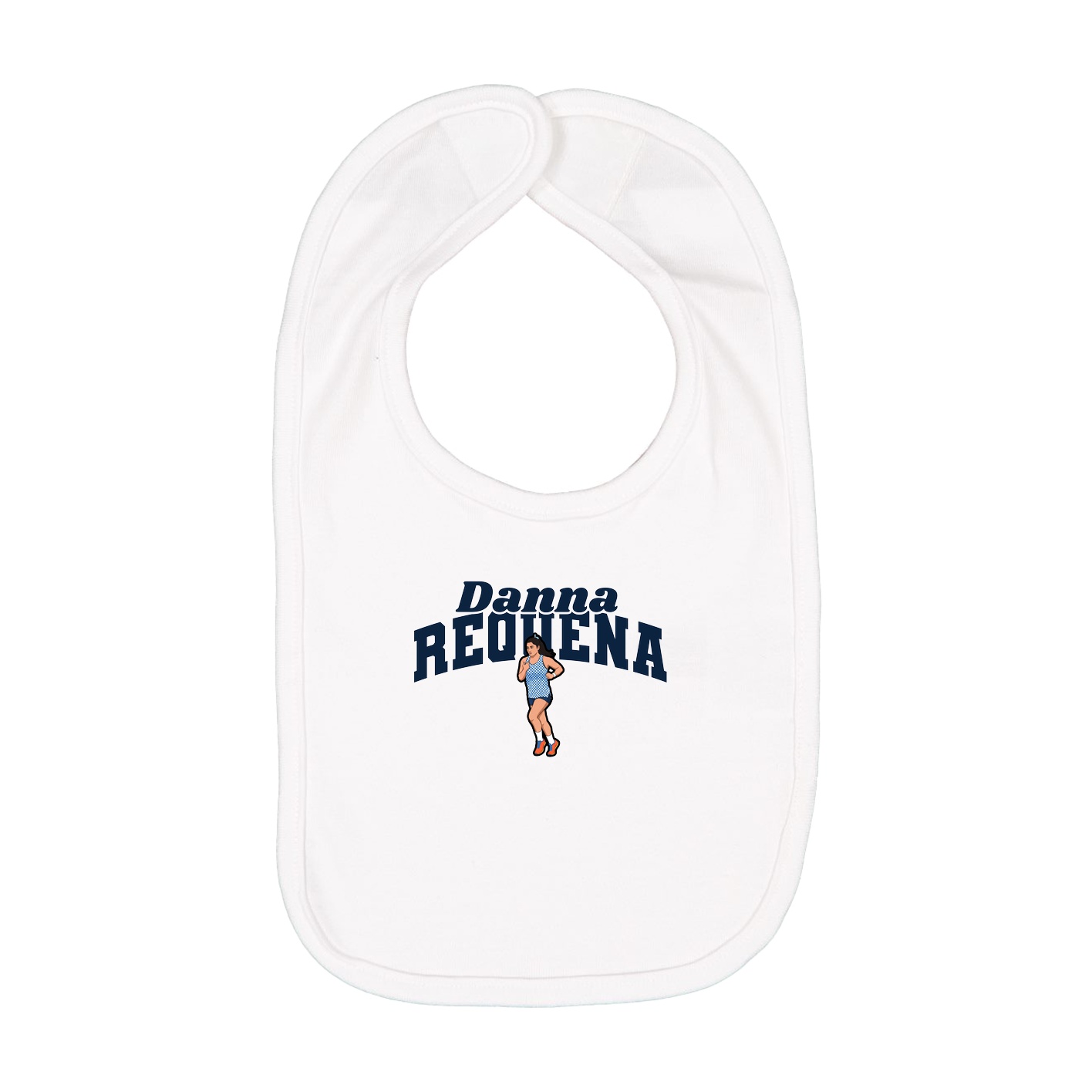 Infant Bib — Signature Arch in White