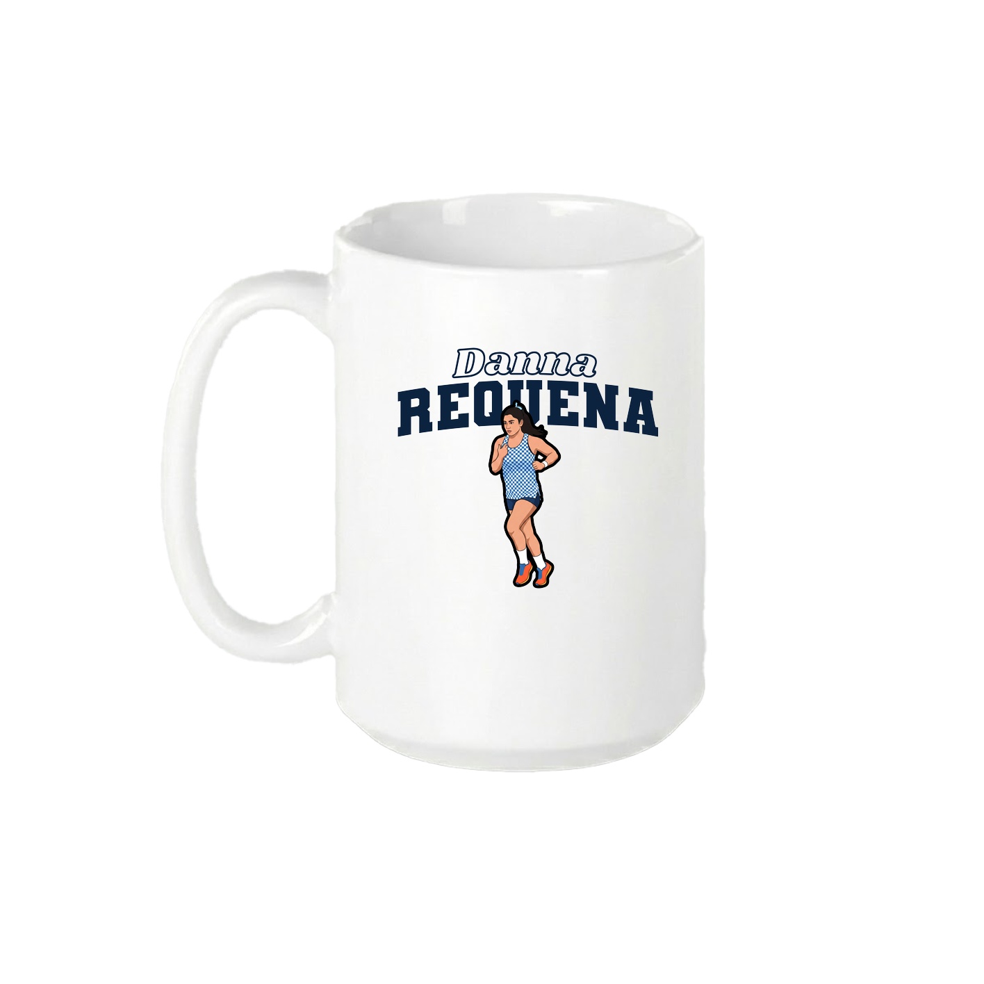15oz Coffee Mug — Name Arch in White