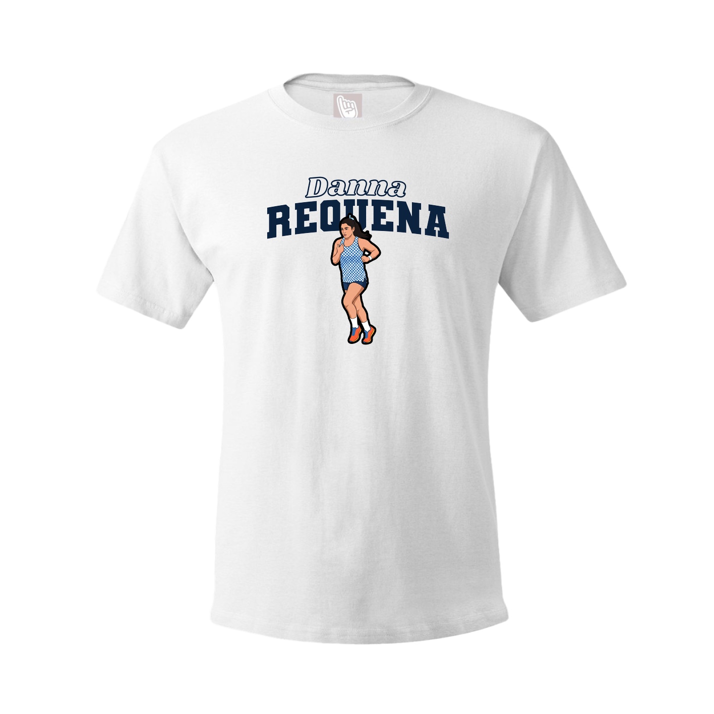 Youth Tee — Name Arch in White