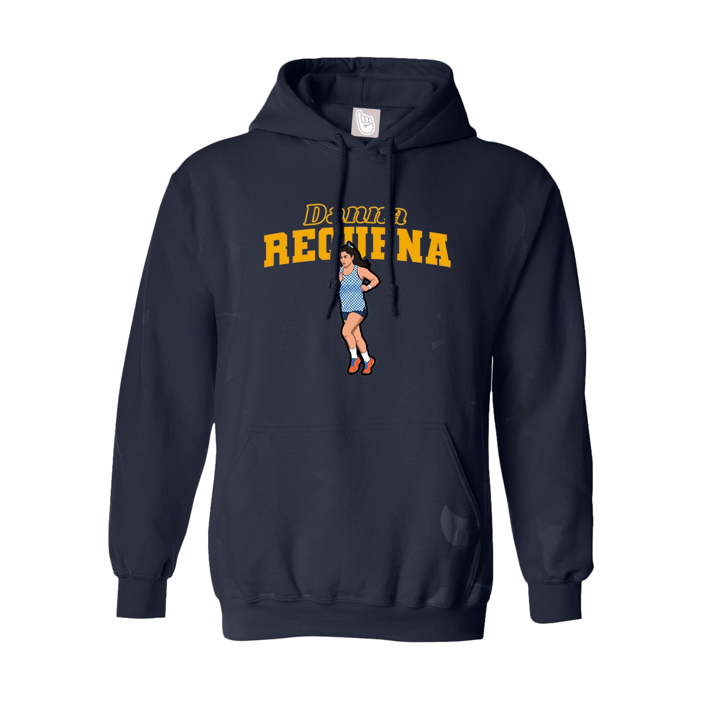 Hoodie — Name Arch in Navy