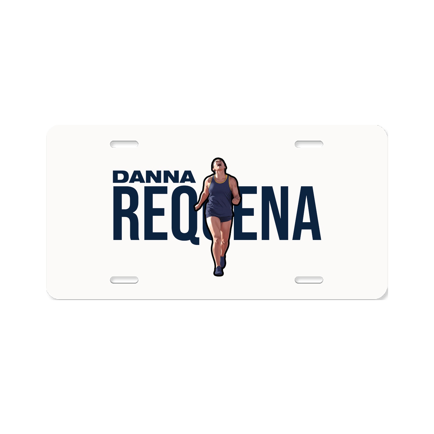 License Plate — Player Name in Classic