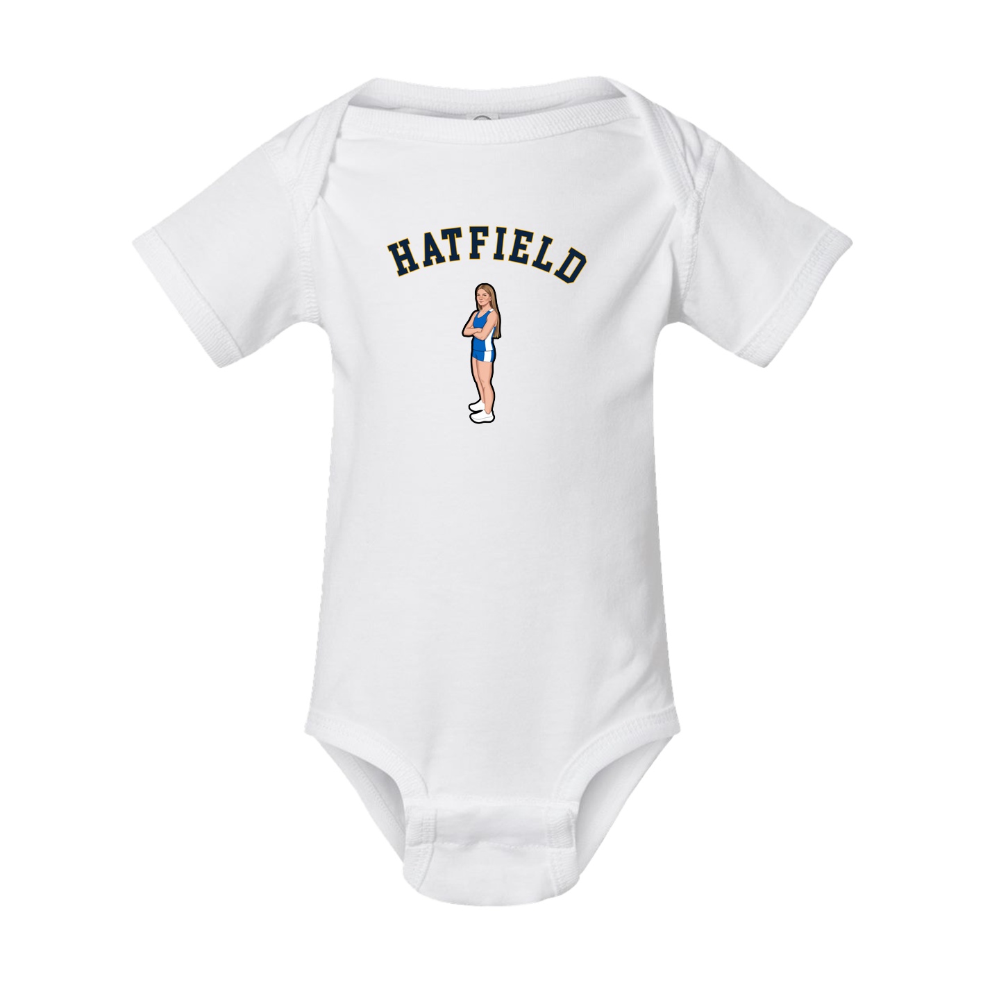 Baby Onesie — Shirsey Arch in White