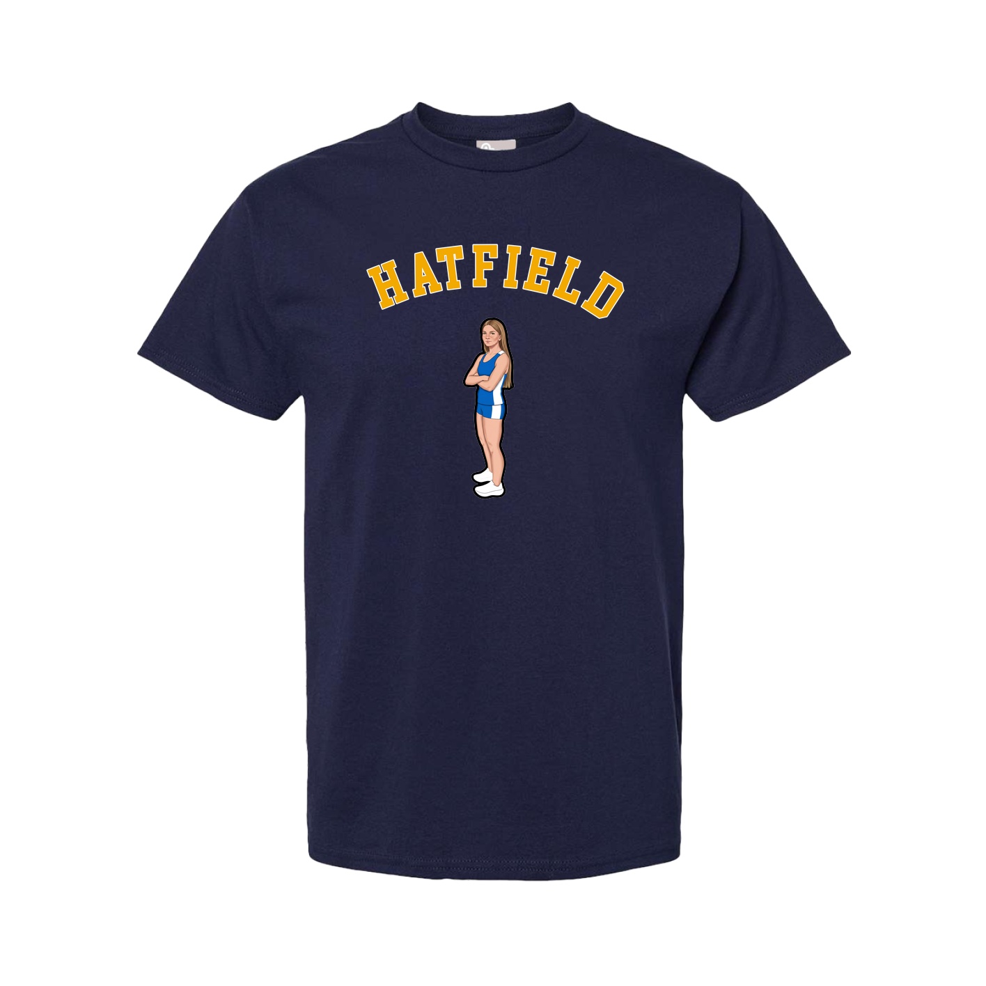 Youth Tee — Shirsey Arch in Navy