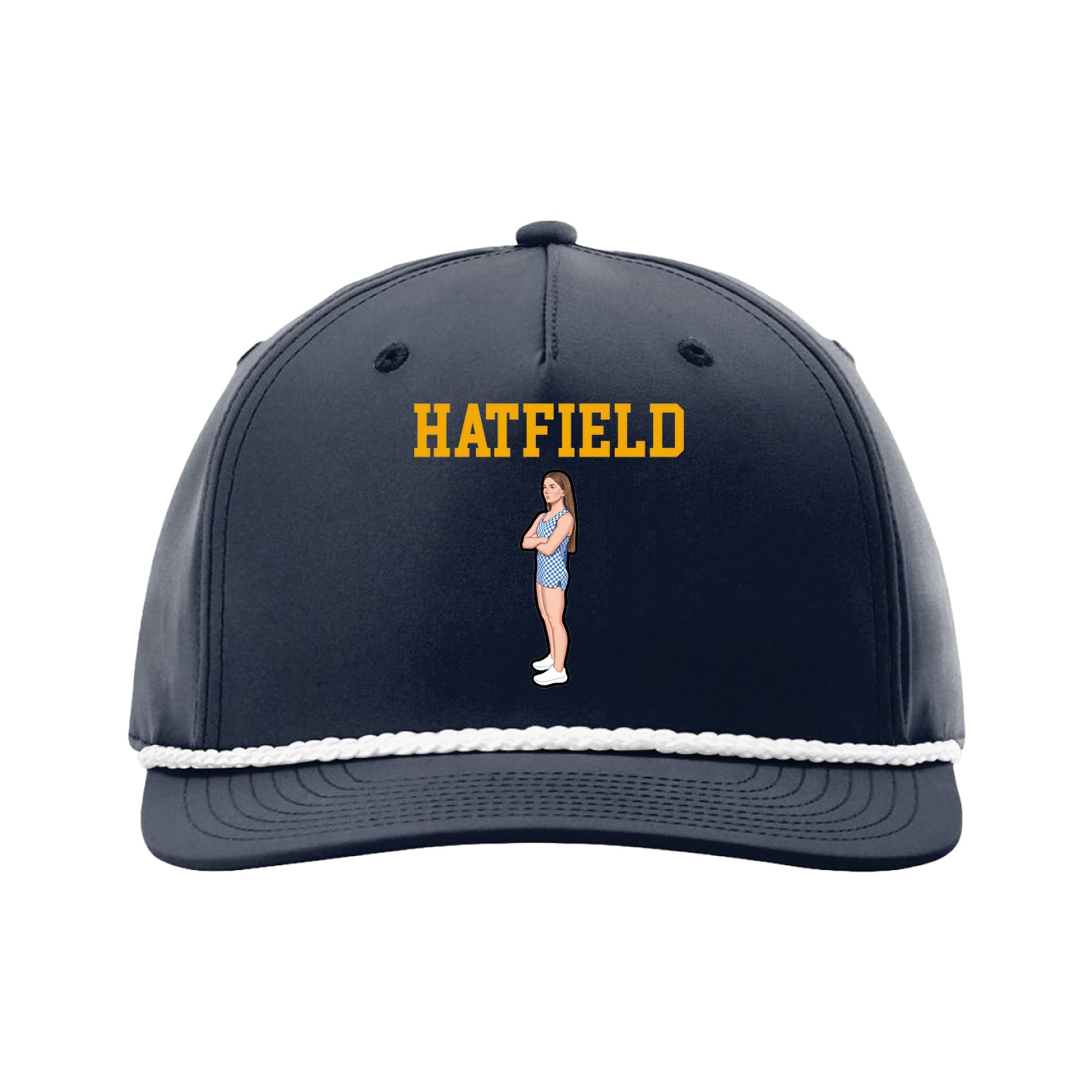 Five-Panel Classic Rope Cap — Shirsey in Navy