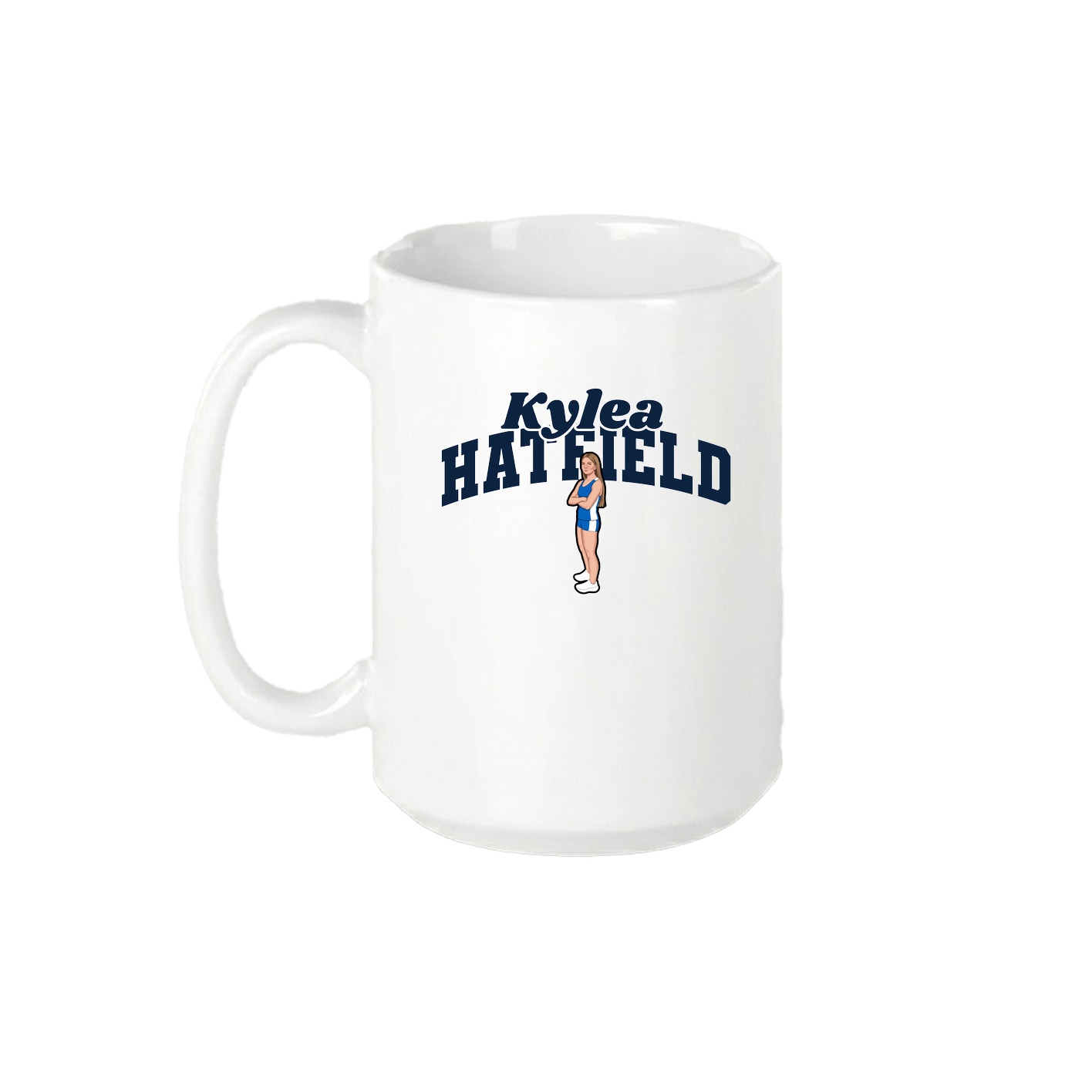 15oz Coffee Mug — Signature Arch in White
