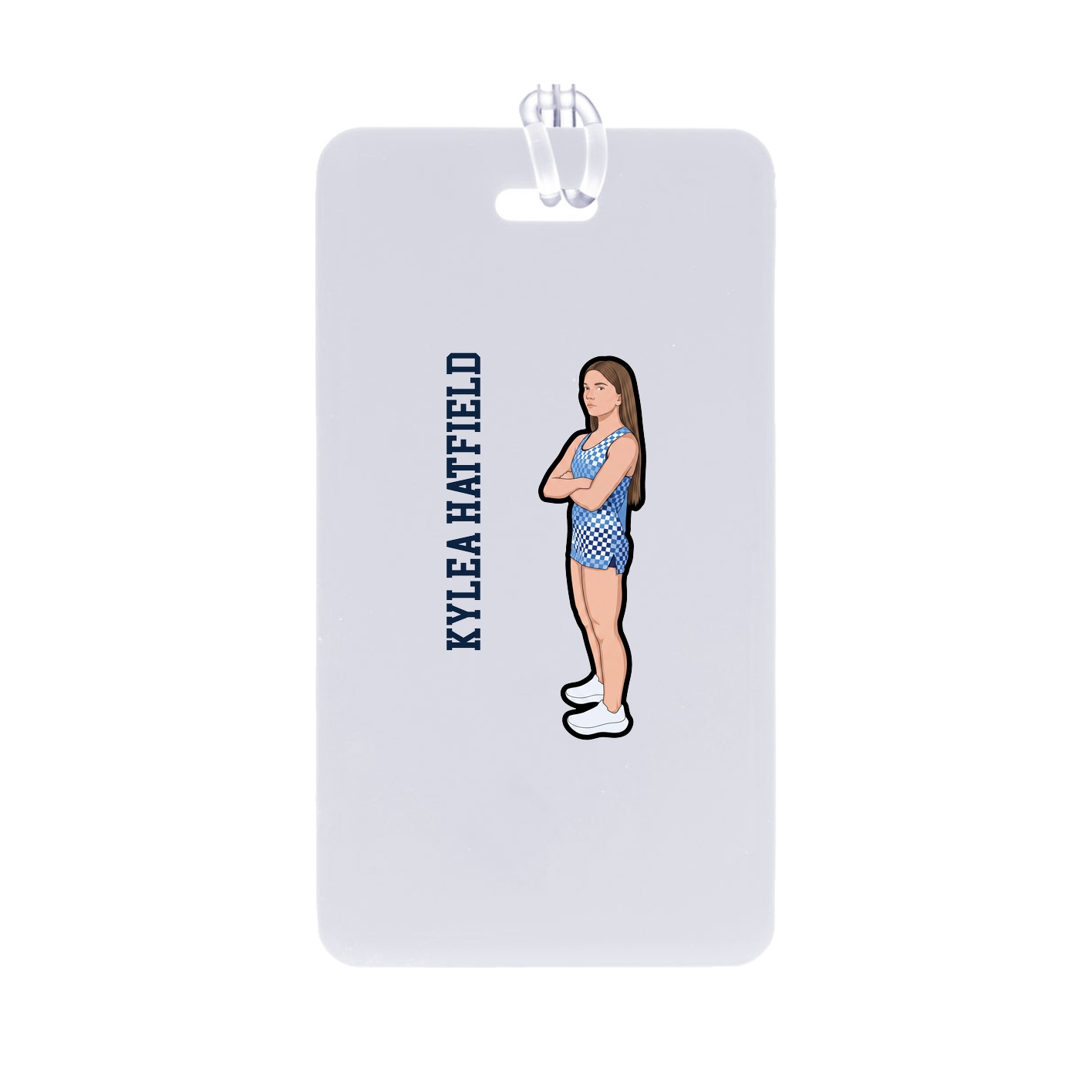 Bag Tag — Name Vertical in Classic