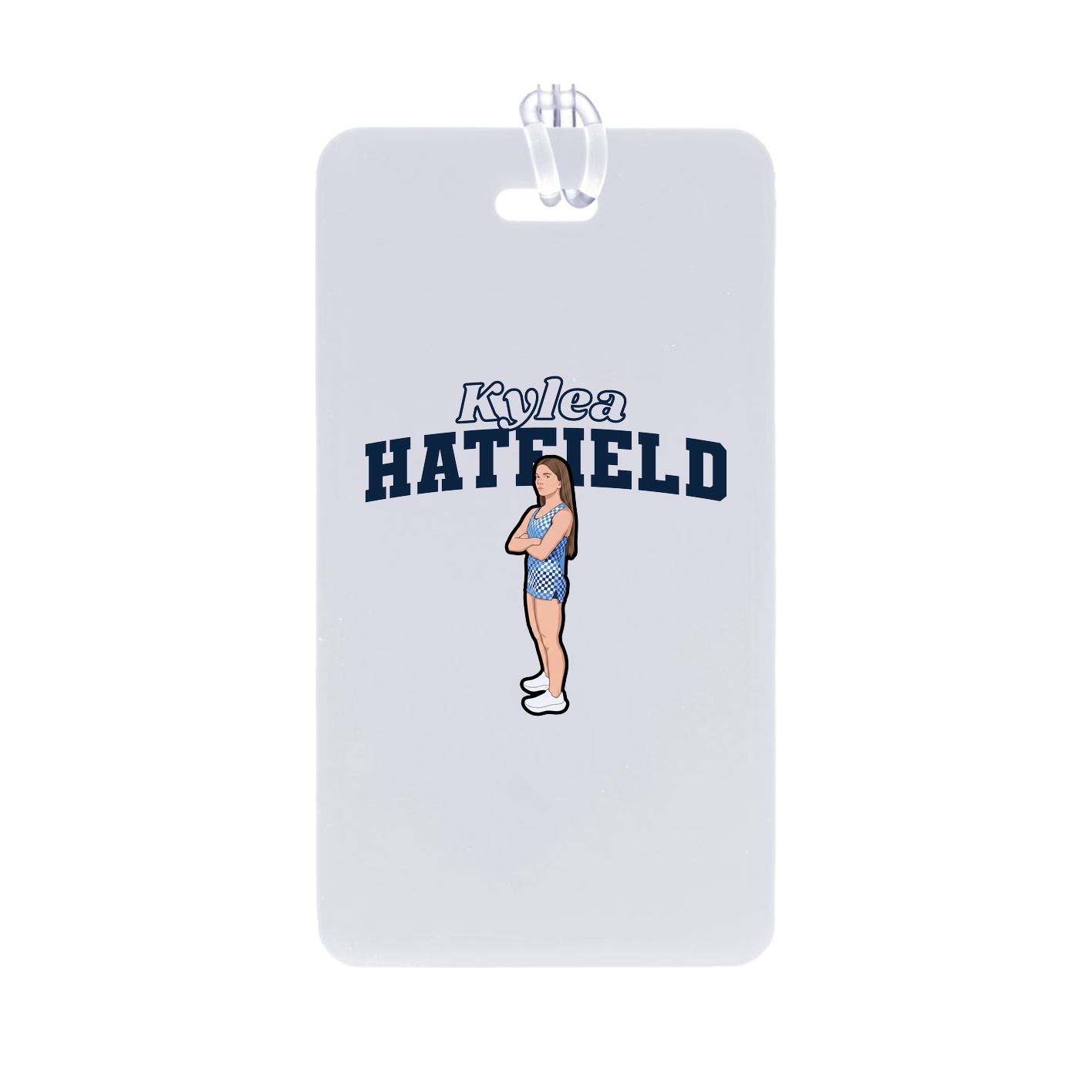 Bag Tag — Name Arch in Classic