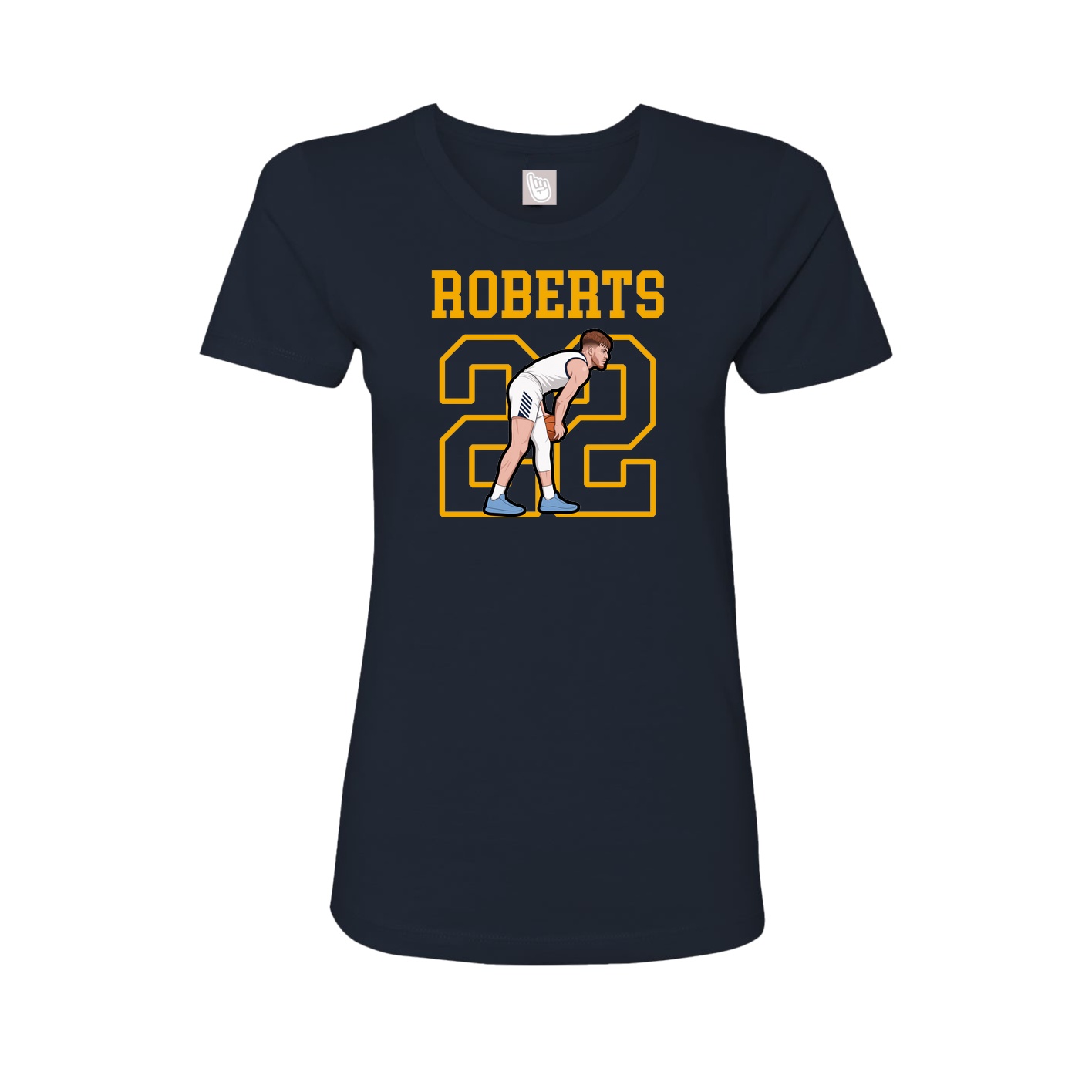 Fitted Women's Tee — Shirsey in Navy