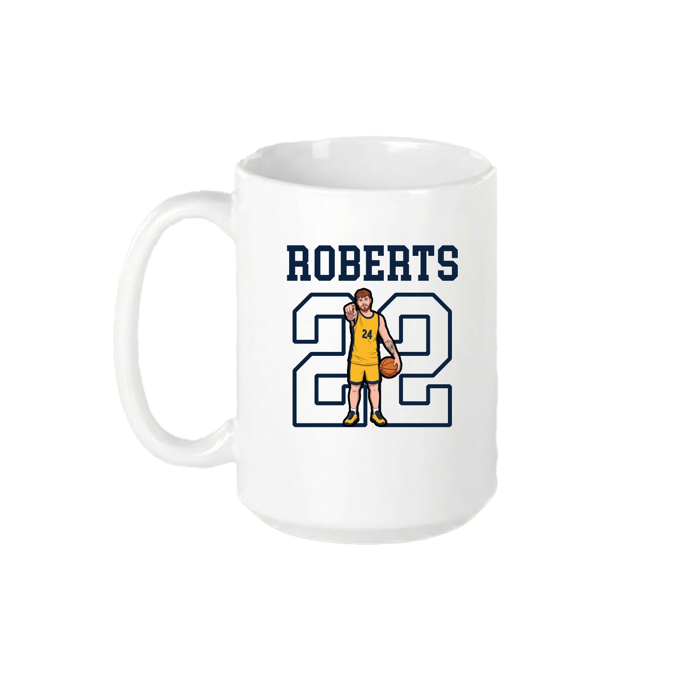 15oz Coffee Mug — Shirsey in White