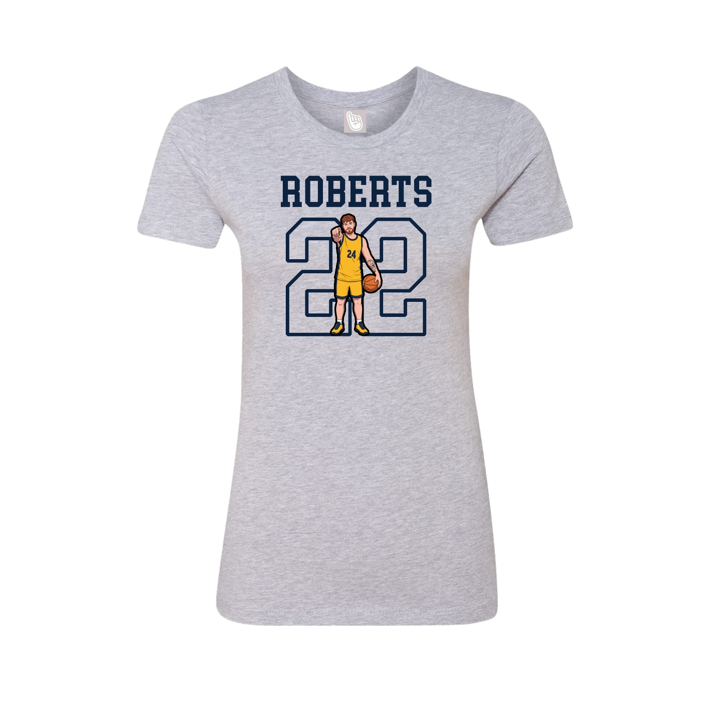 Fitted Women's Tee — Shirsey in Grey
