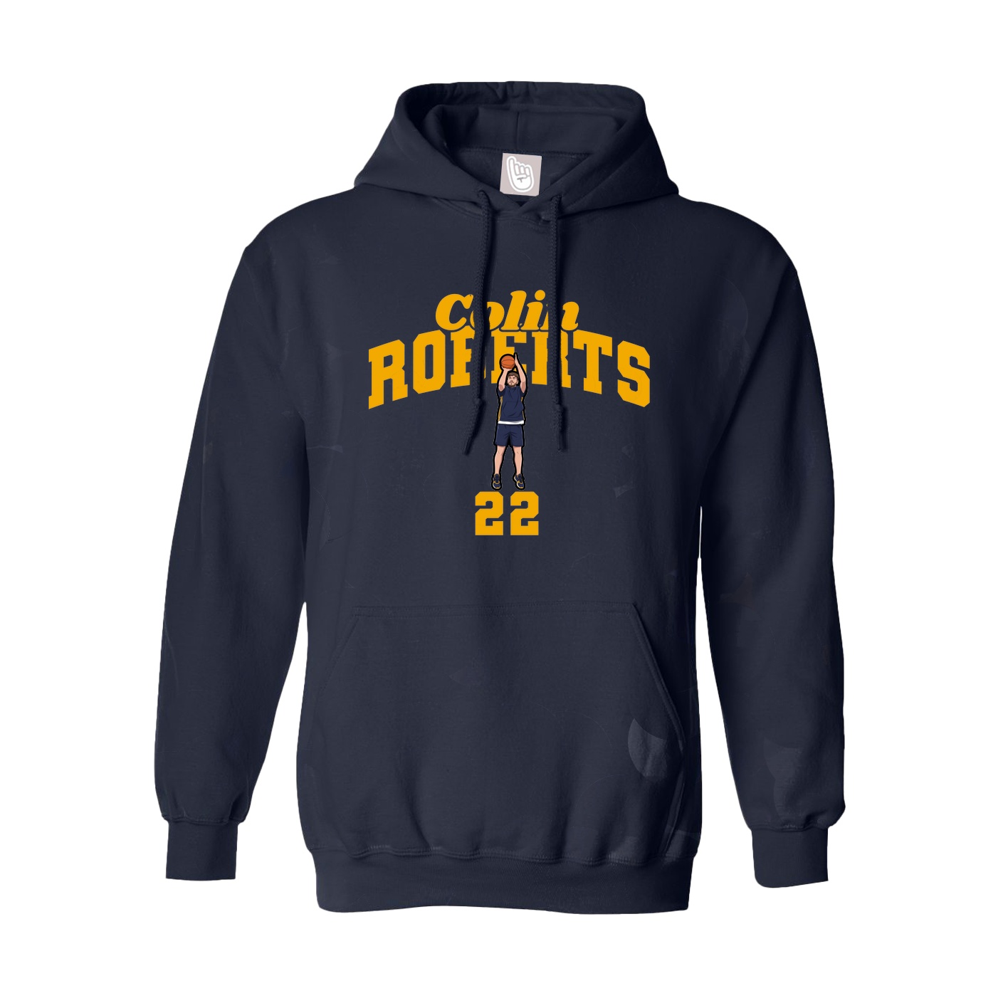 Hoodie — Signature Arch in Navy