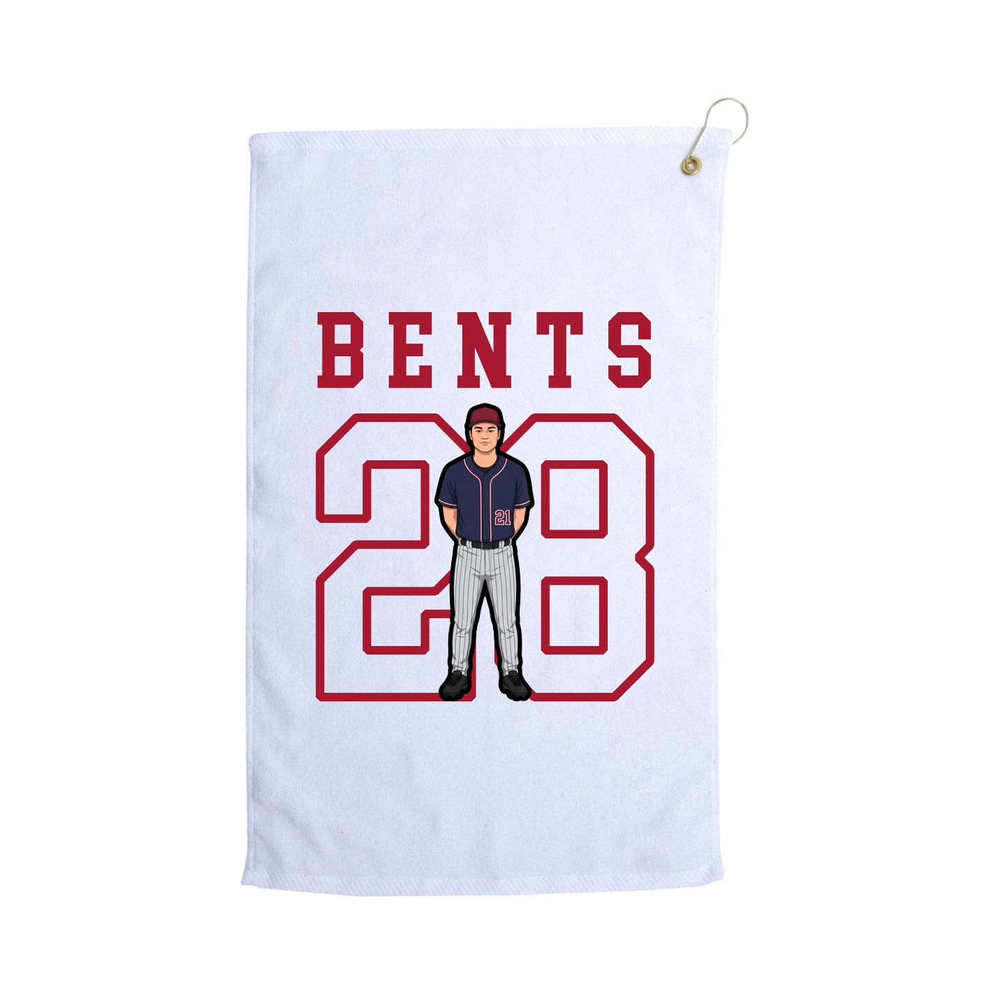 Golf Towel — Shirsey in White
