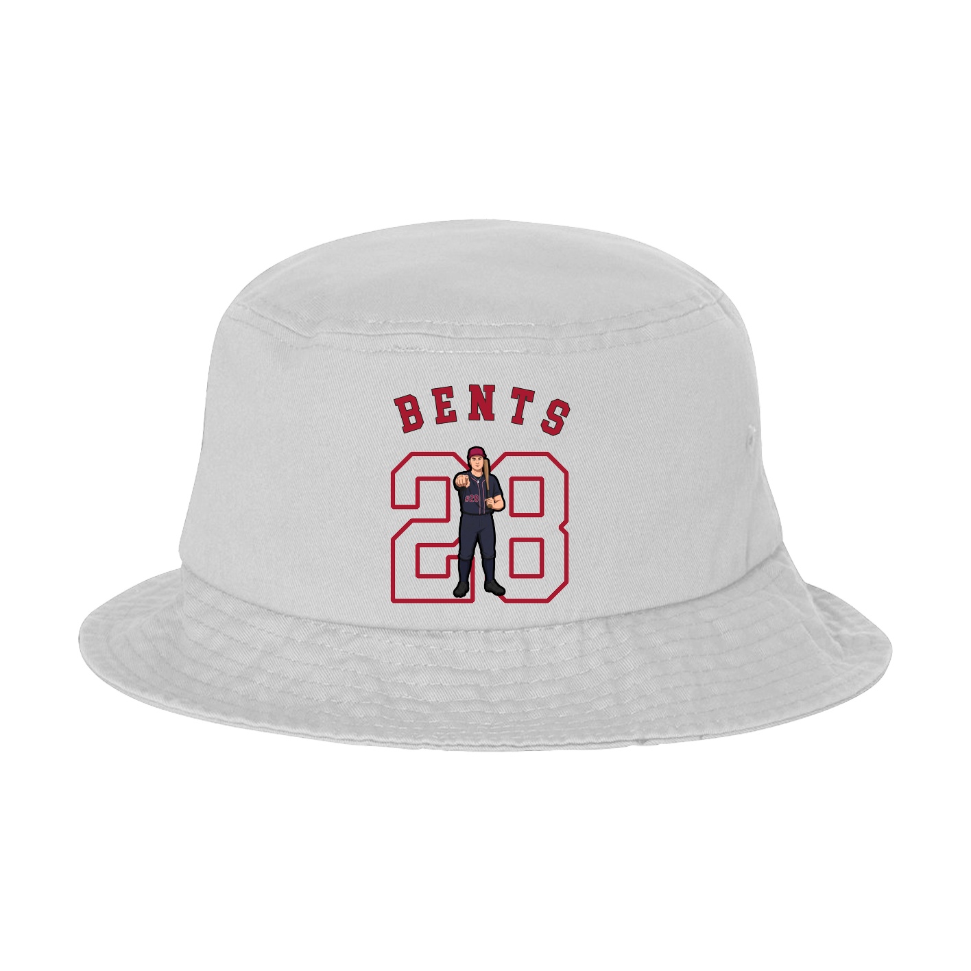 Bucket Cap — Shirsey Arch in White
