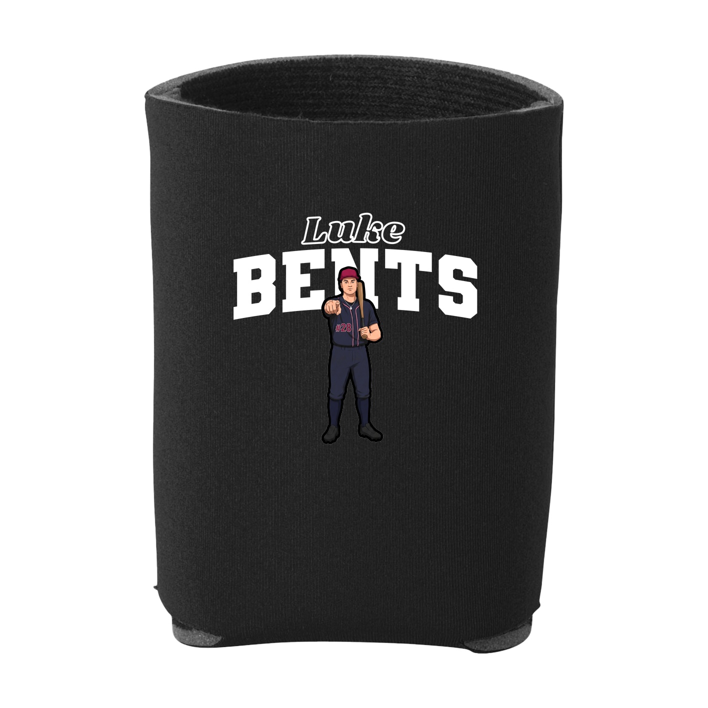 Can Holder — Name Arch in Black