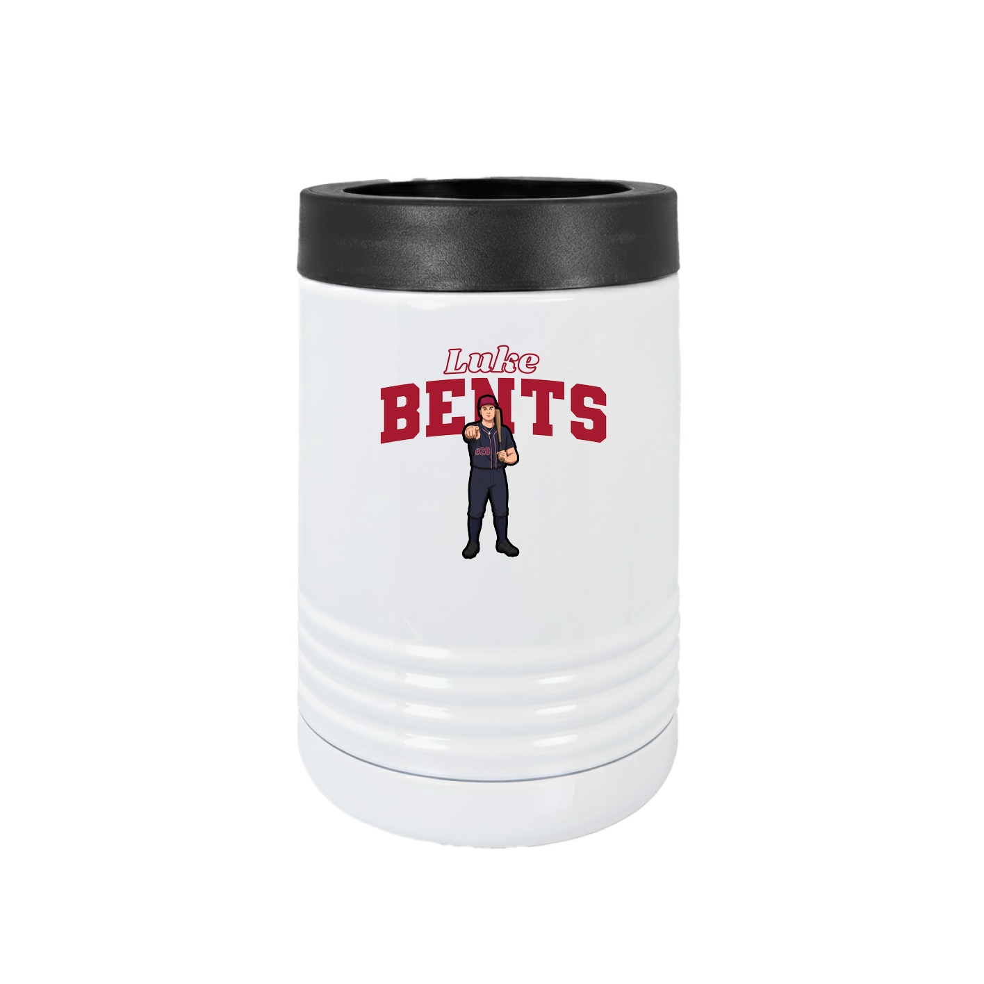 Beverage Holder — Name Arch in White