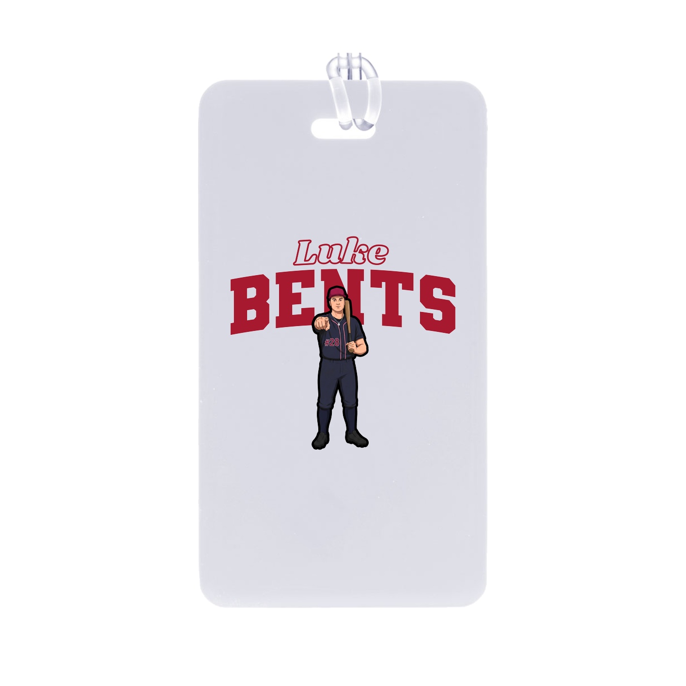 Bag Tag — Name Arch in Classic
