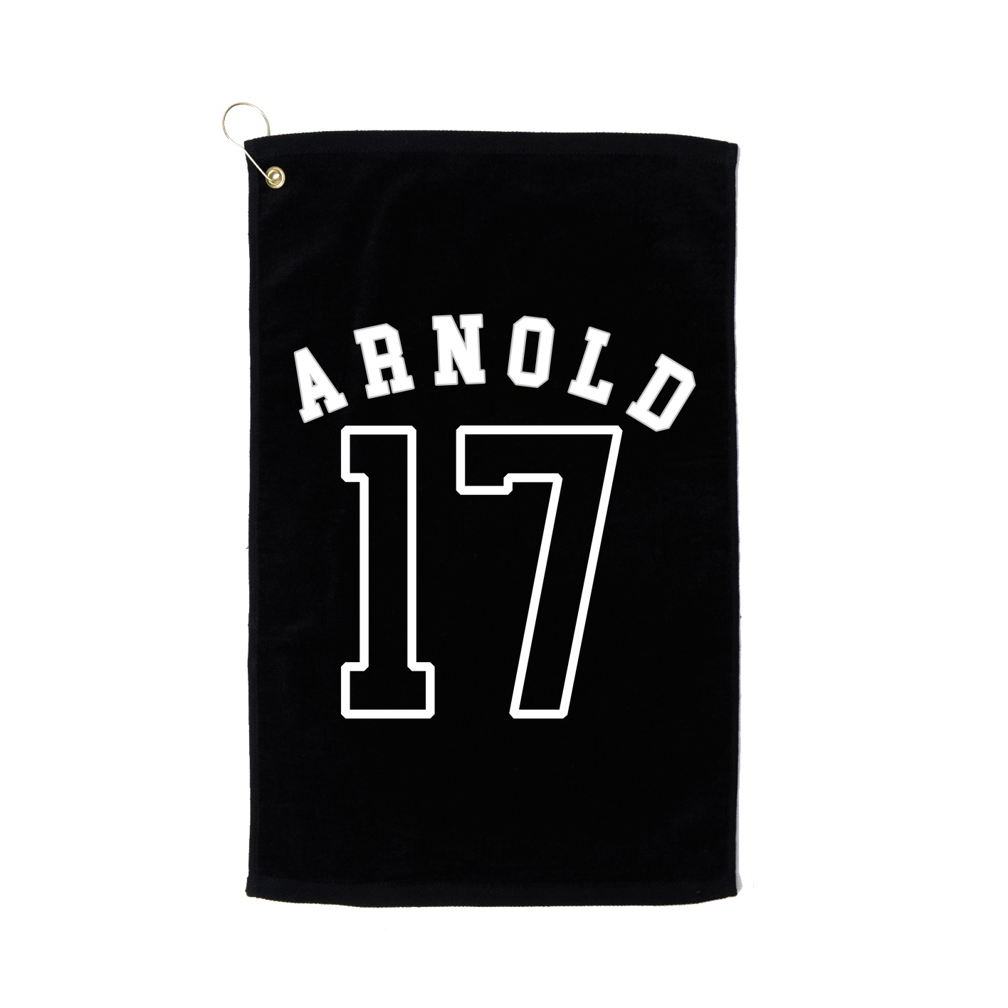 Golf Towel — Shirsey Arch in Black