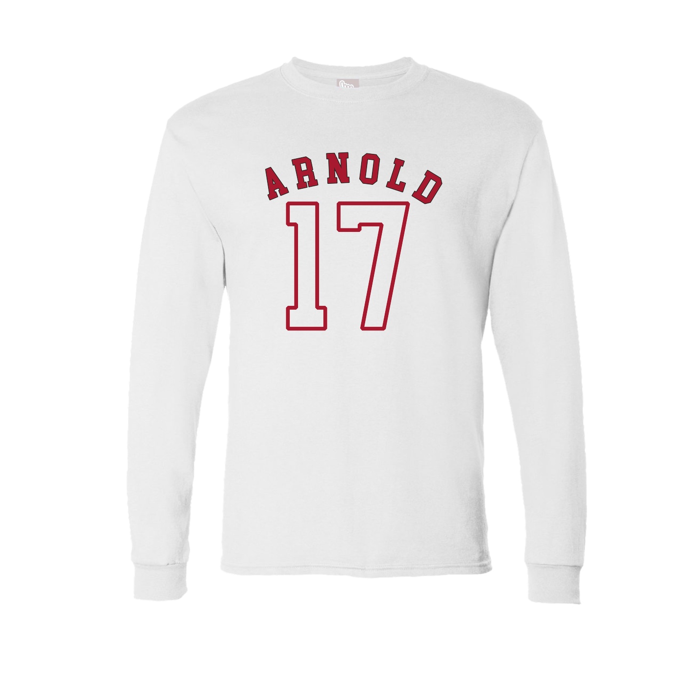Long Sleeve Tee — Shirsey Arch in White