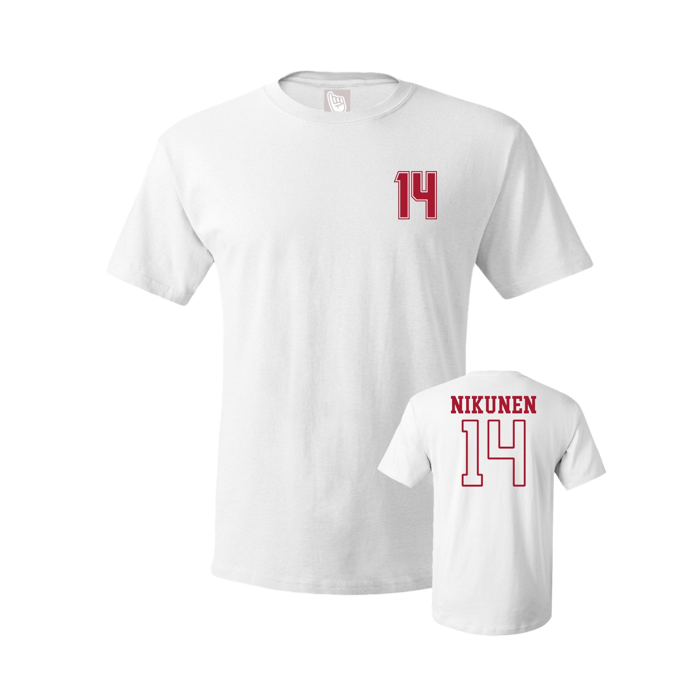 Youth Tee — Chest Back in White