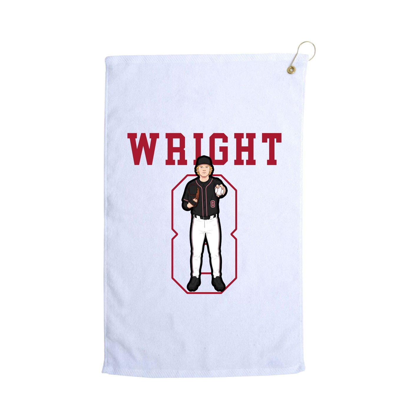 Golf Towel — Shirsey in White