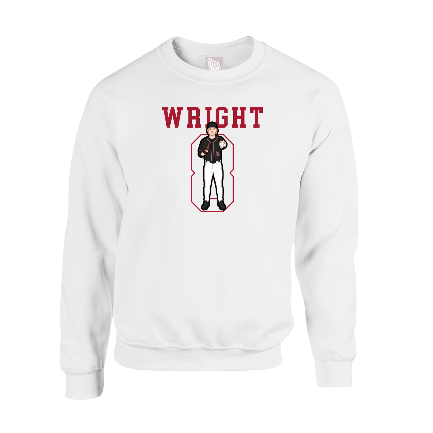 Fleece Crew — Shirsey in White