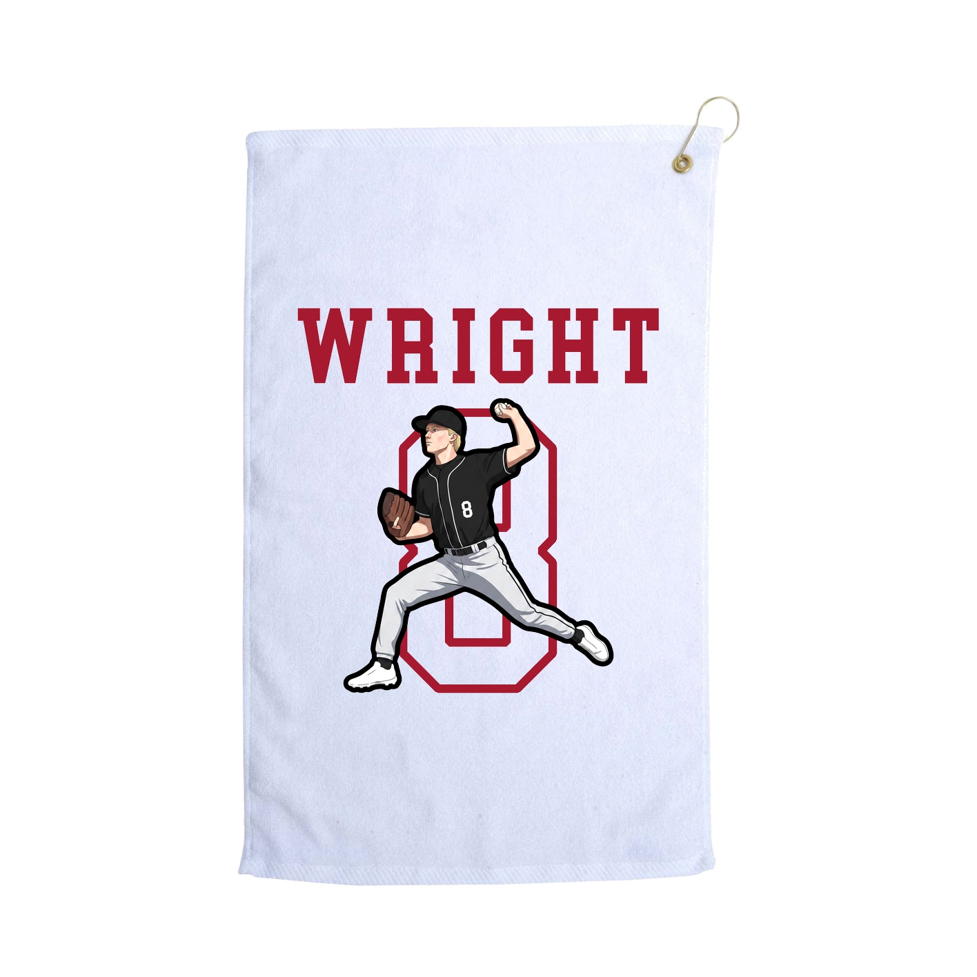 Golf Towel — Shirsey in White
