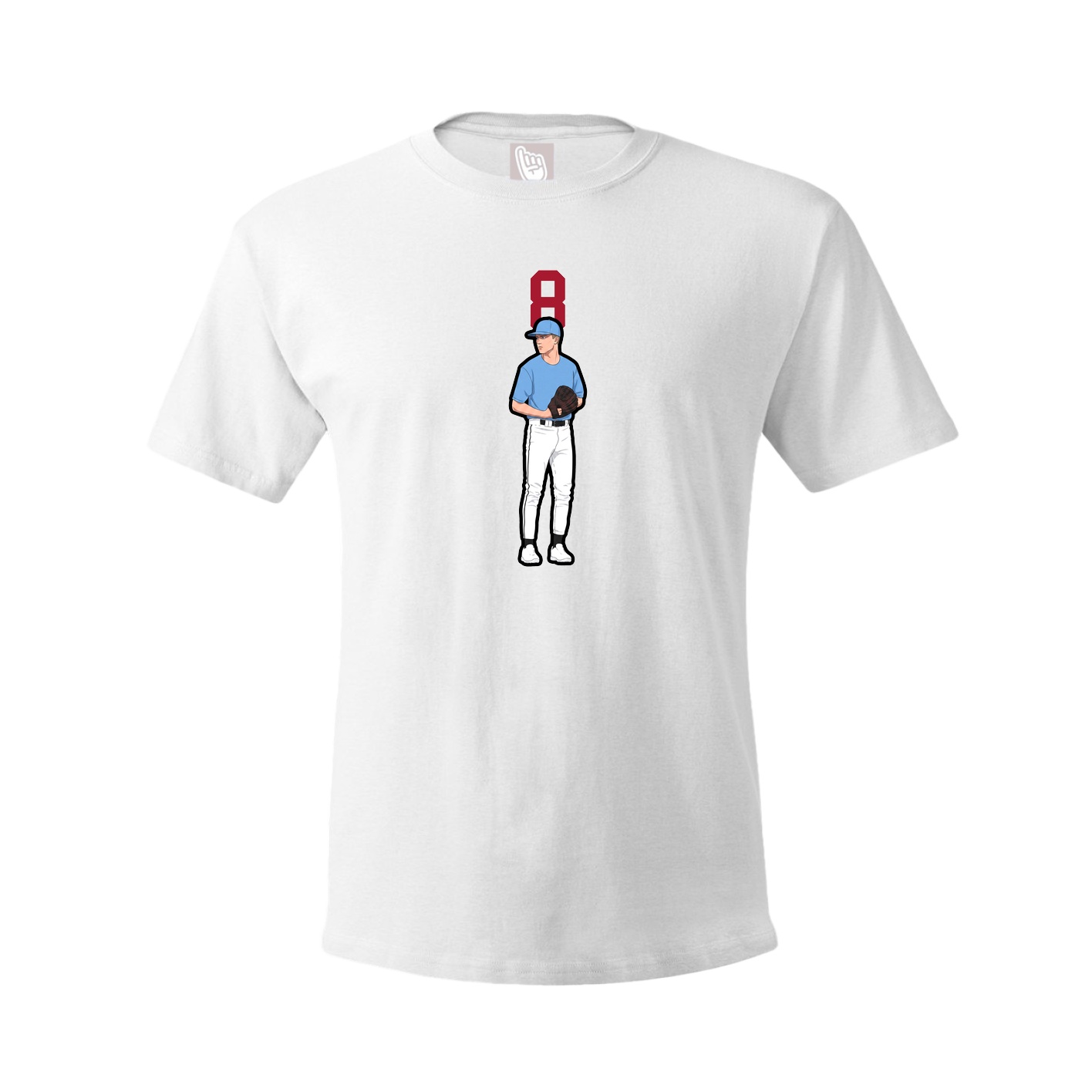 Tee — Number Top in White