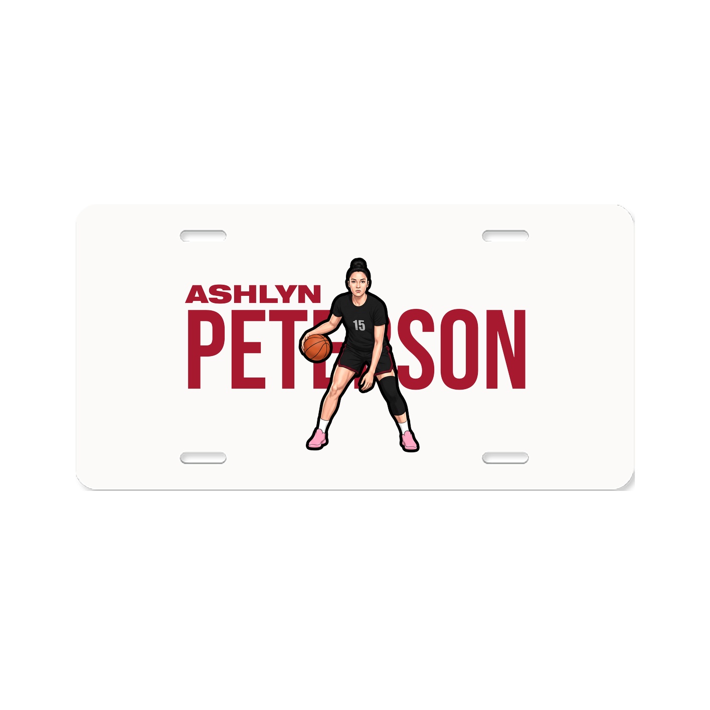 License Plate — Player Name in Classic