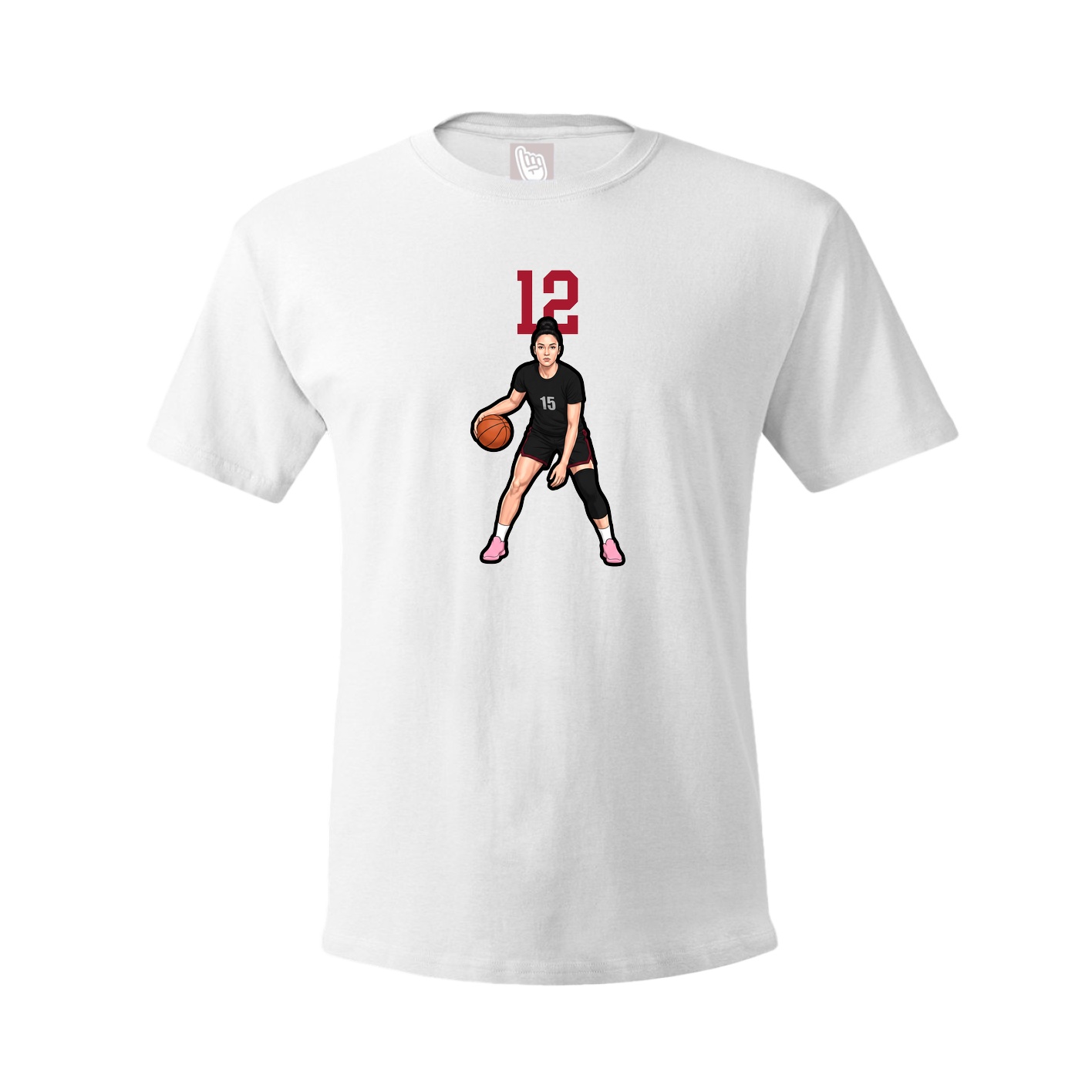 Tee — Number Top in White