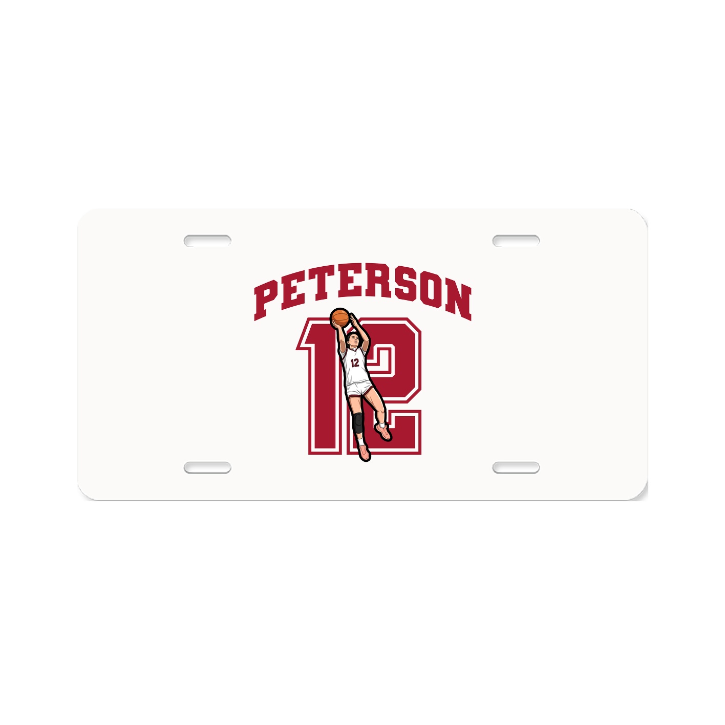 License Plate — Number in Classic