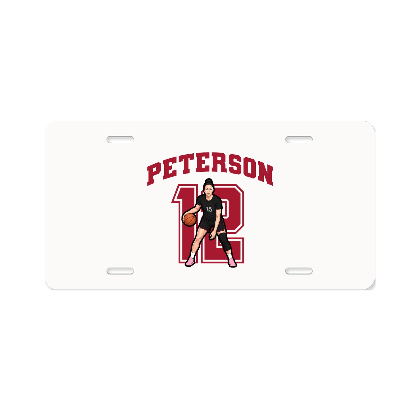 License Plate — Number in Classic