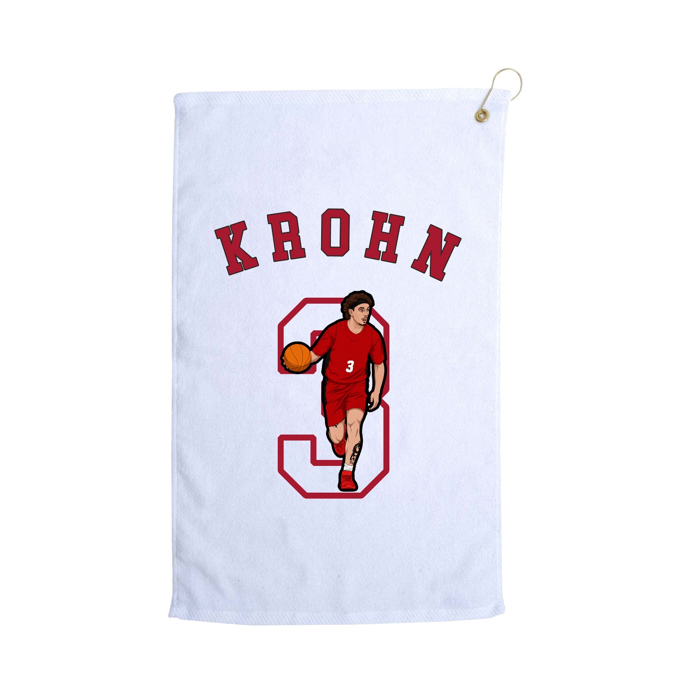 Golf Towel — Shirsey Arch in White