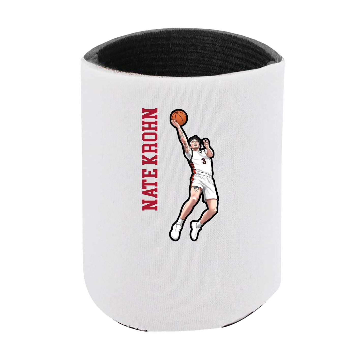 Can Holder — Name Vertical in White