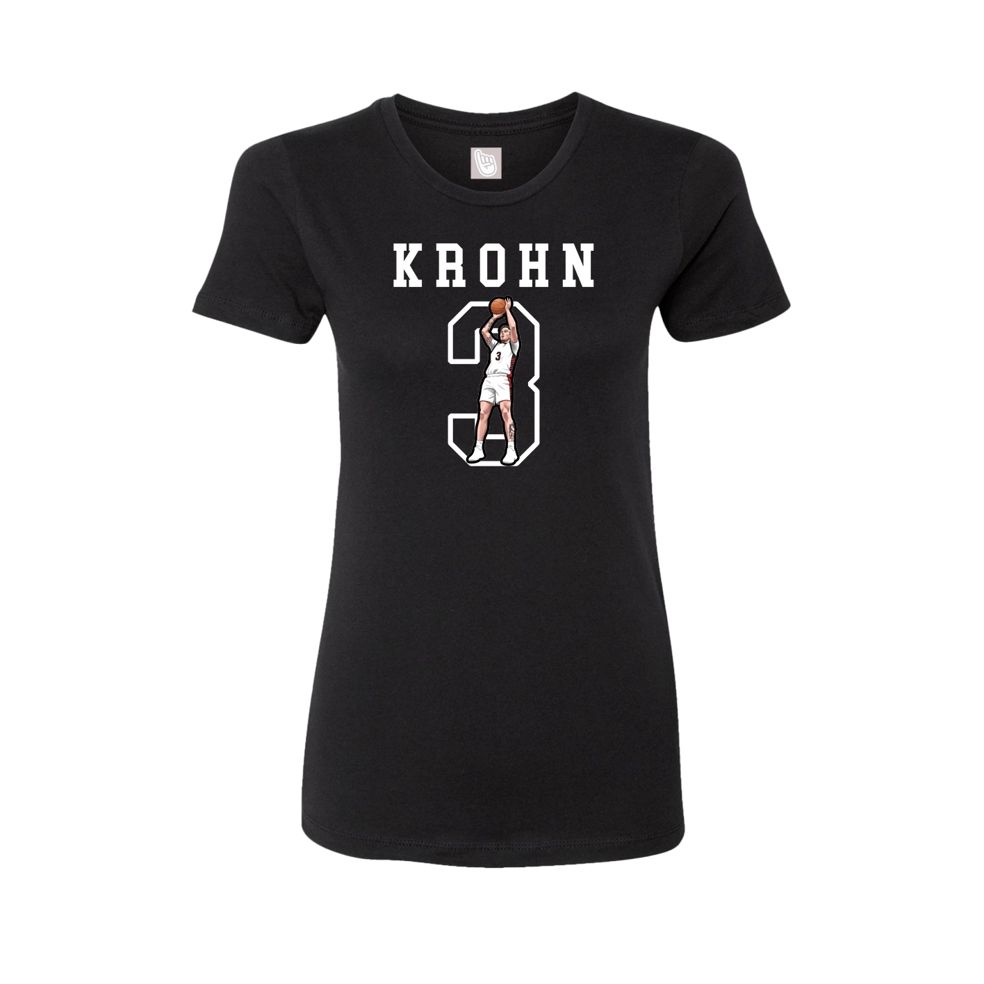 Fitted Women's Tee — Shirsey in Black