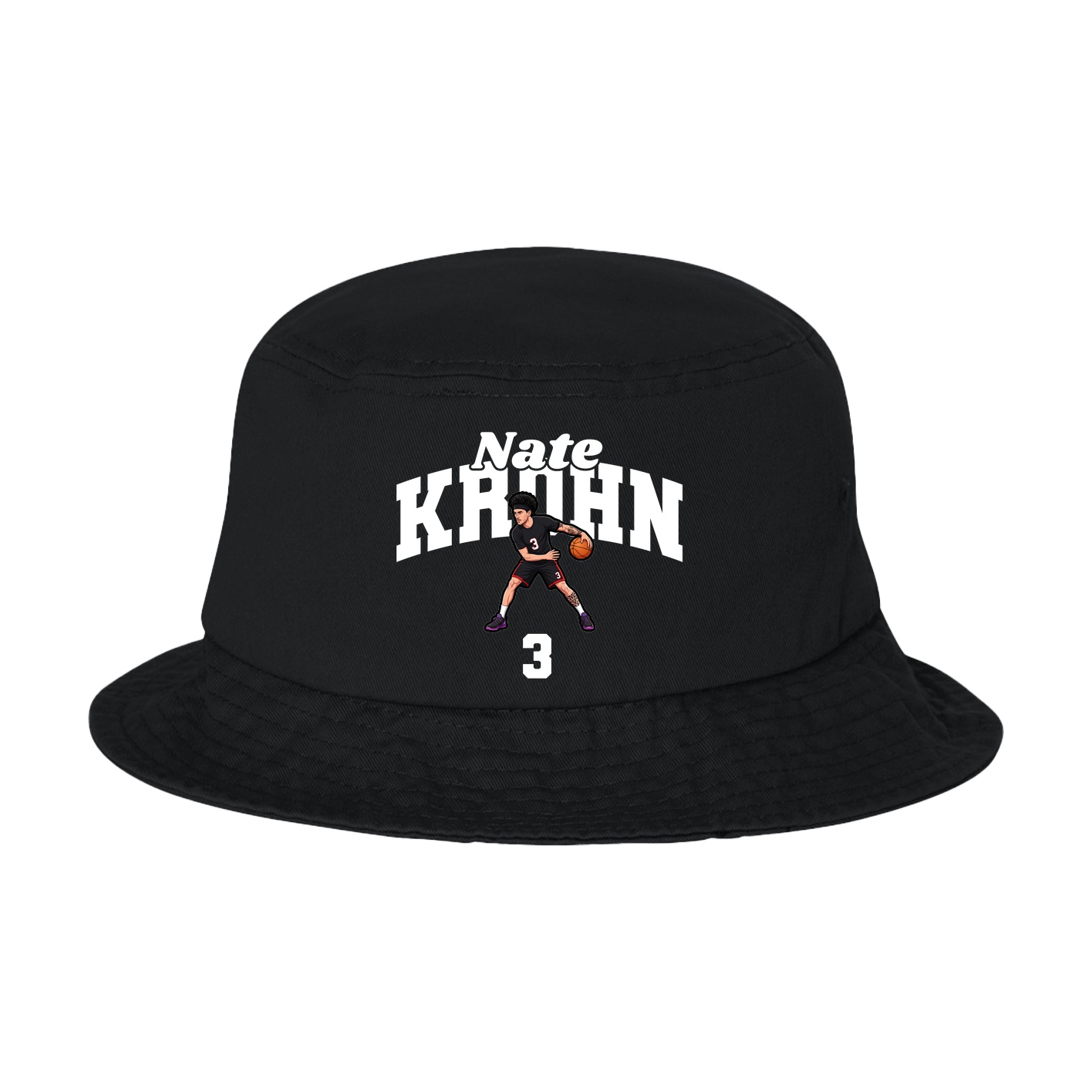 Bucket Cap — Signature Arch in Black