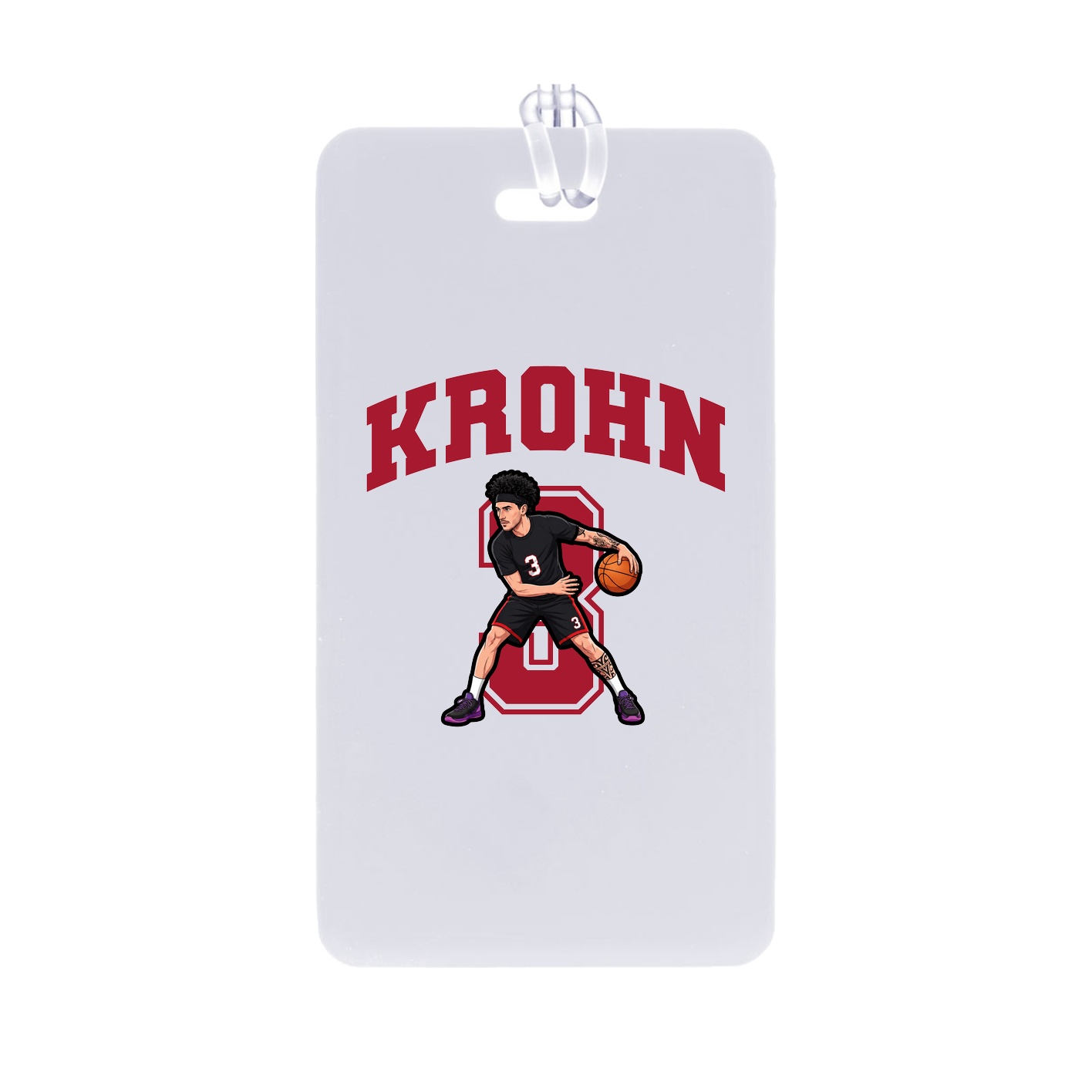 Bag Tag — Number in Classic