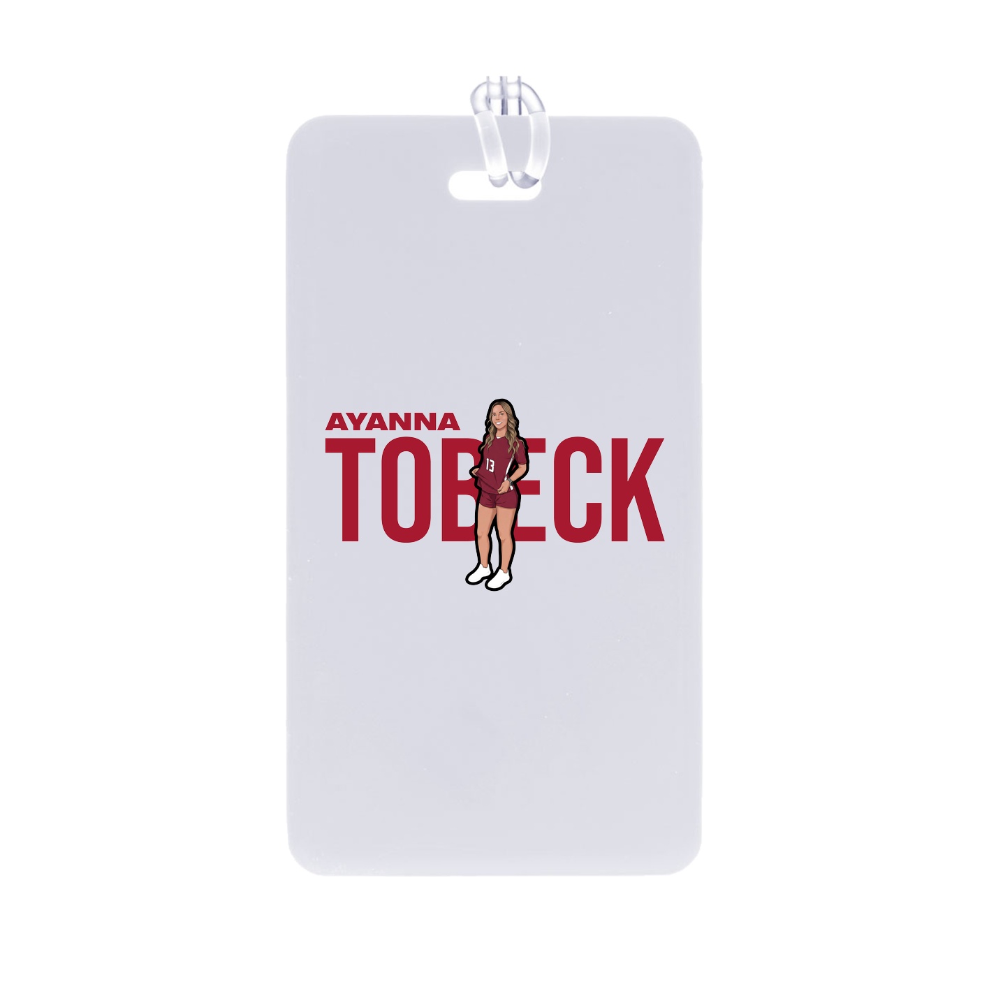 Bag Tag — Player Name in Classic