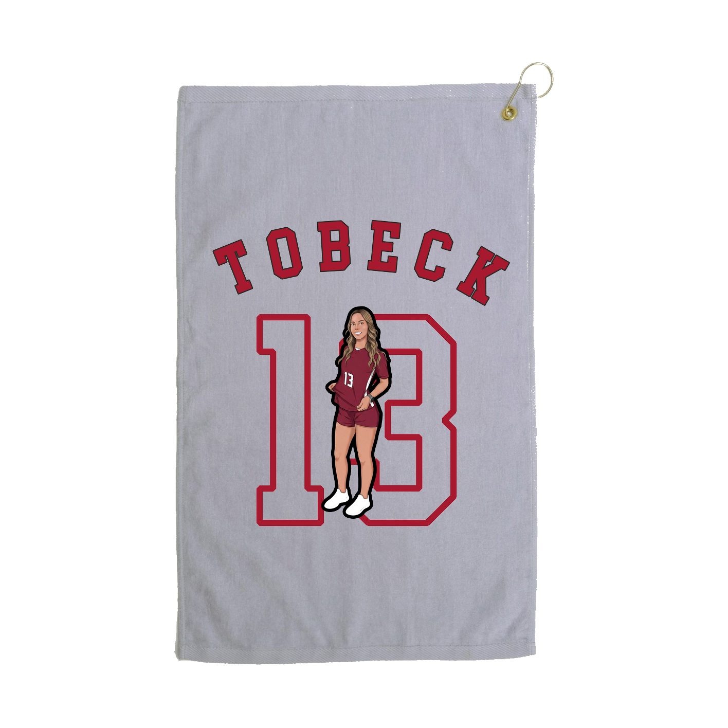 Golf Towel — Shirsey Arch in Grey
