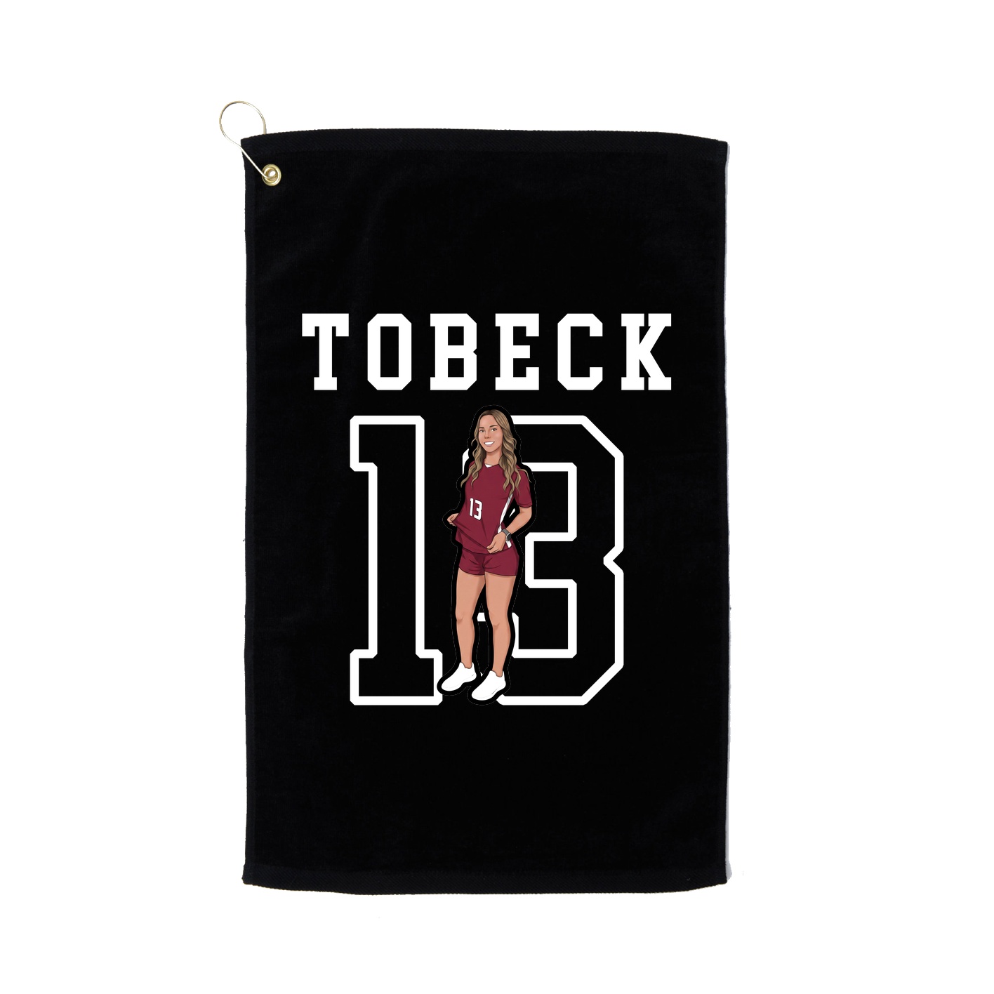 Golf Towel — Shirsey in Black