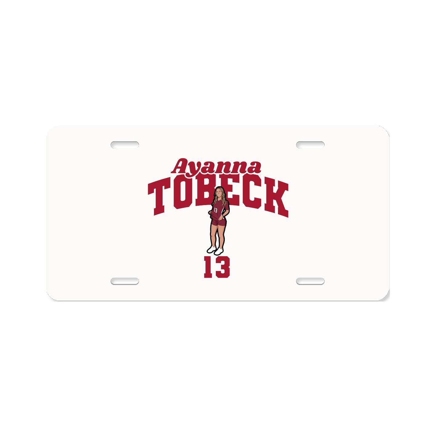 License Plate — Signature Arch in Classic