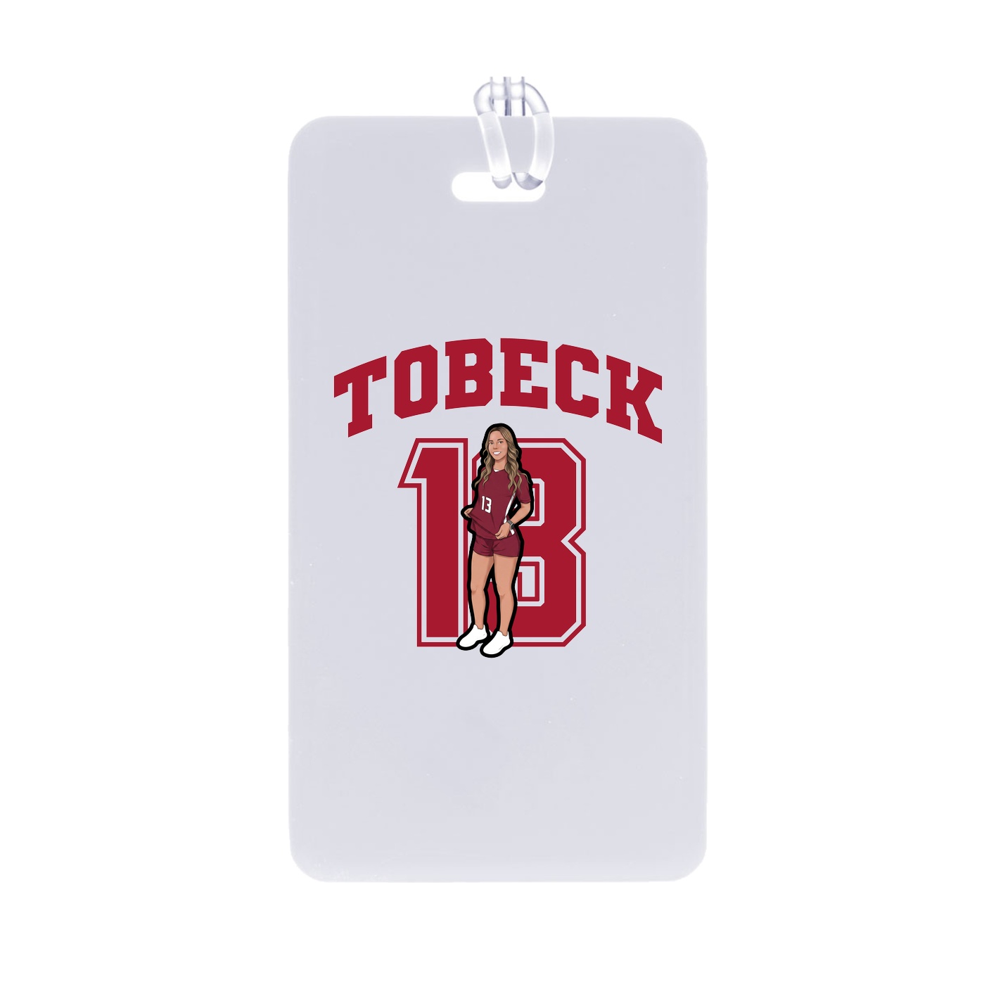 Bag Tag — Number in Classic