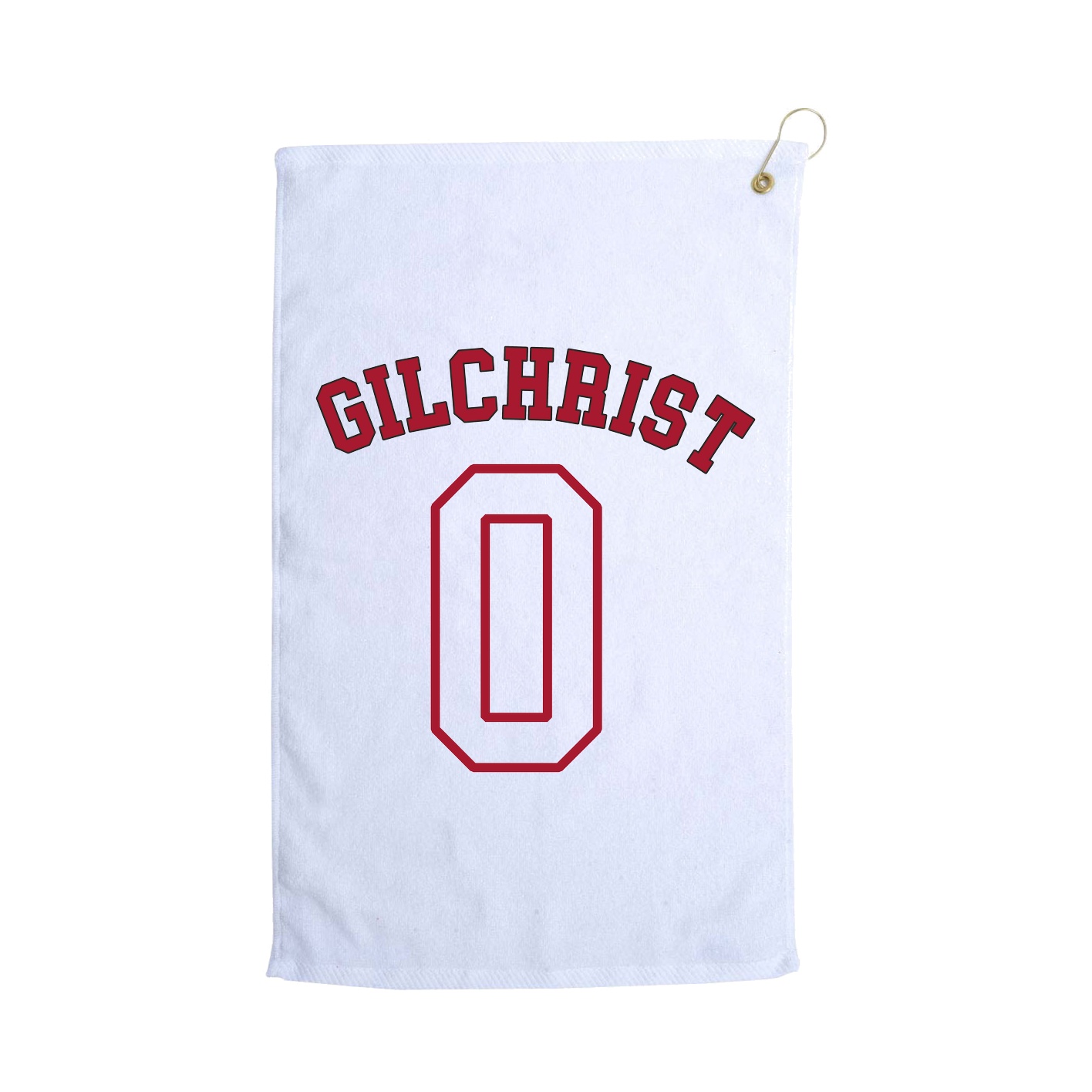 Golf Towel — Shirsey Arch in White
